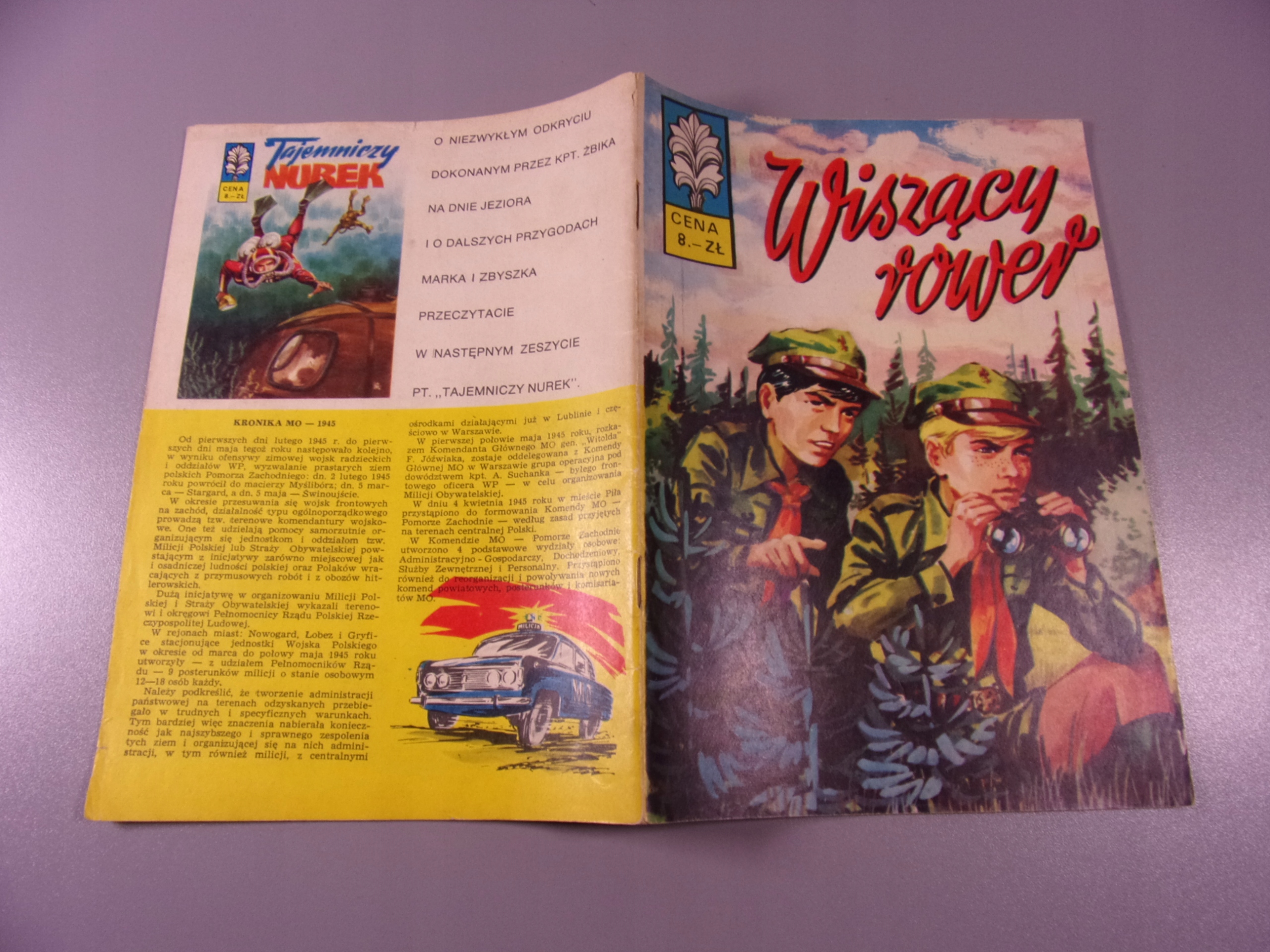 KAPITAN ŻBIK WISZĄCY ROWER wydanie I 1973 r.