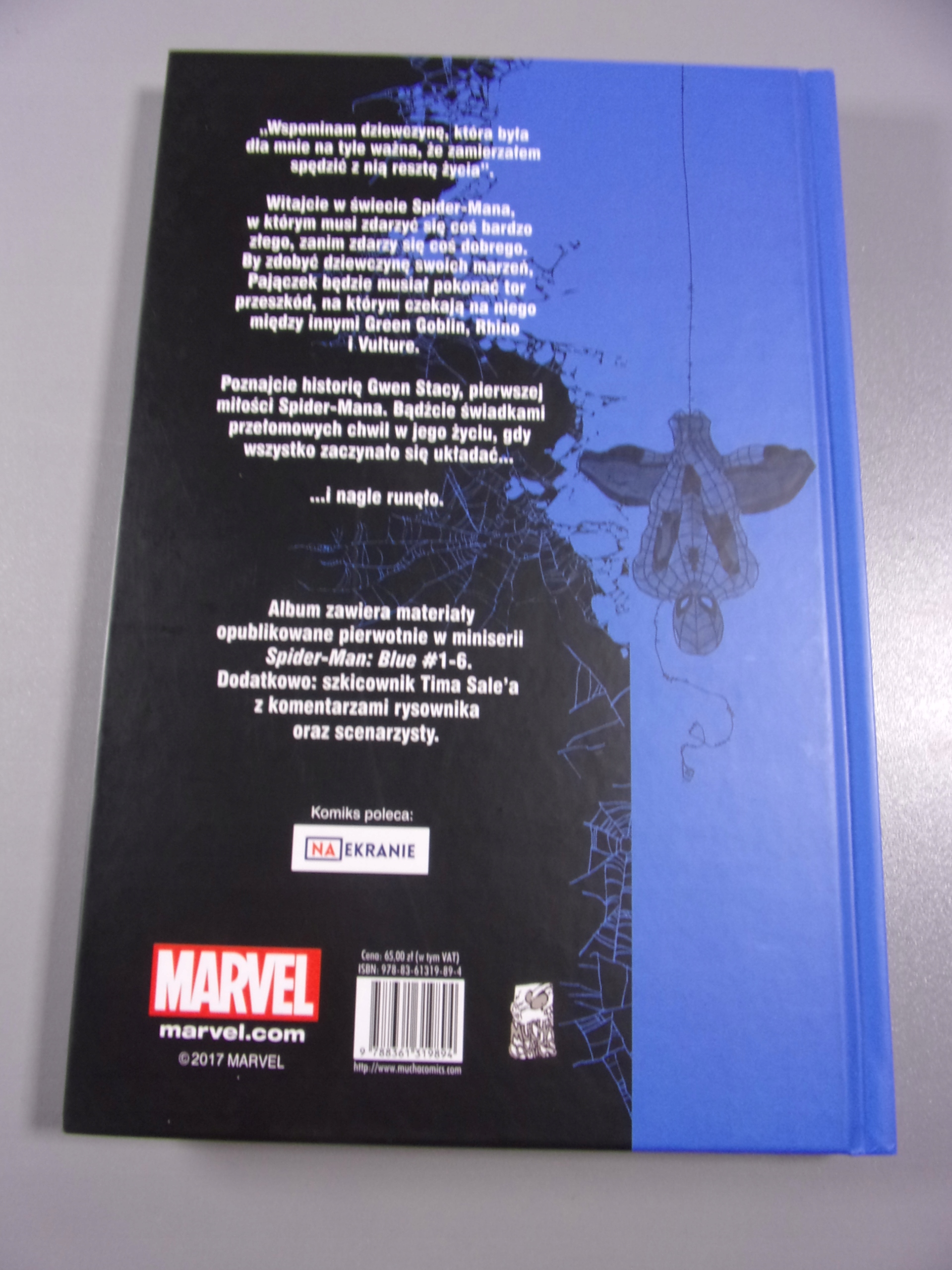 SPIDER-MAN NIEBIESKI 2017 r.