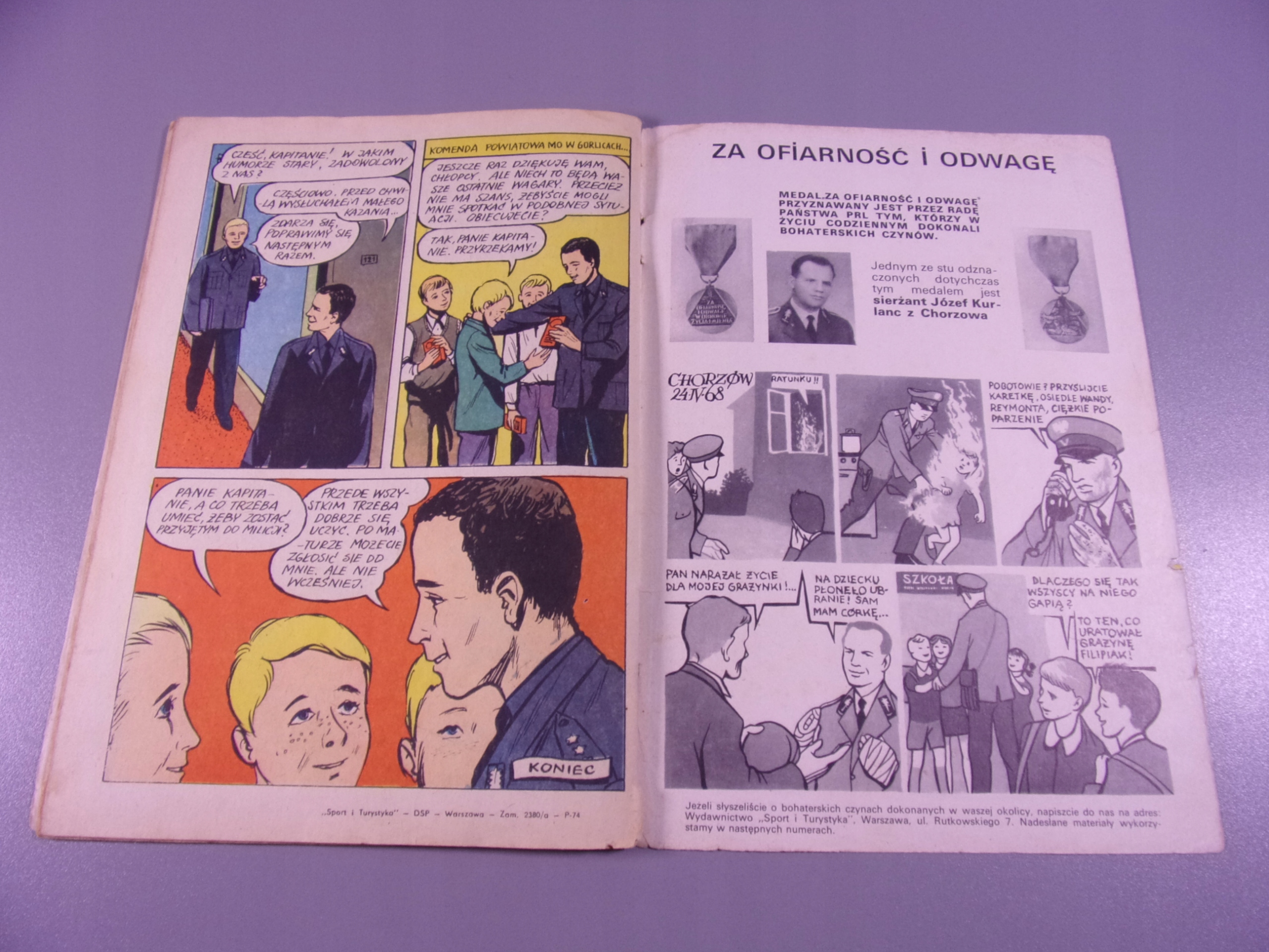 KAPITAN ŻBIK DIADEM TAMARY wydanie I 1969 r.