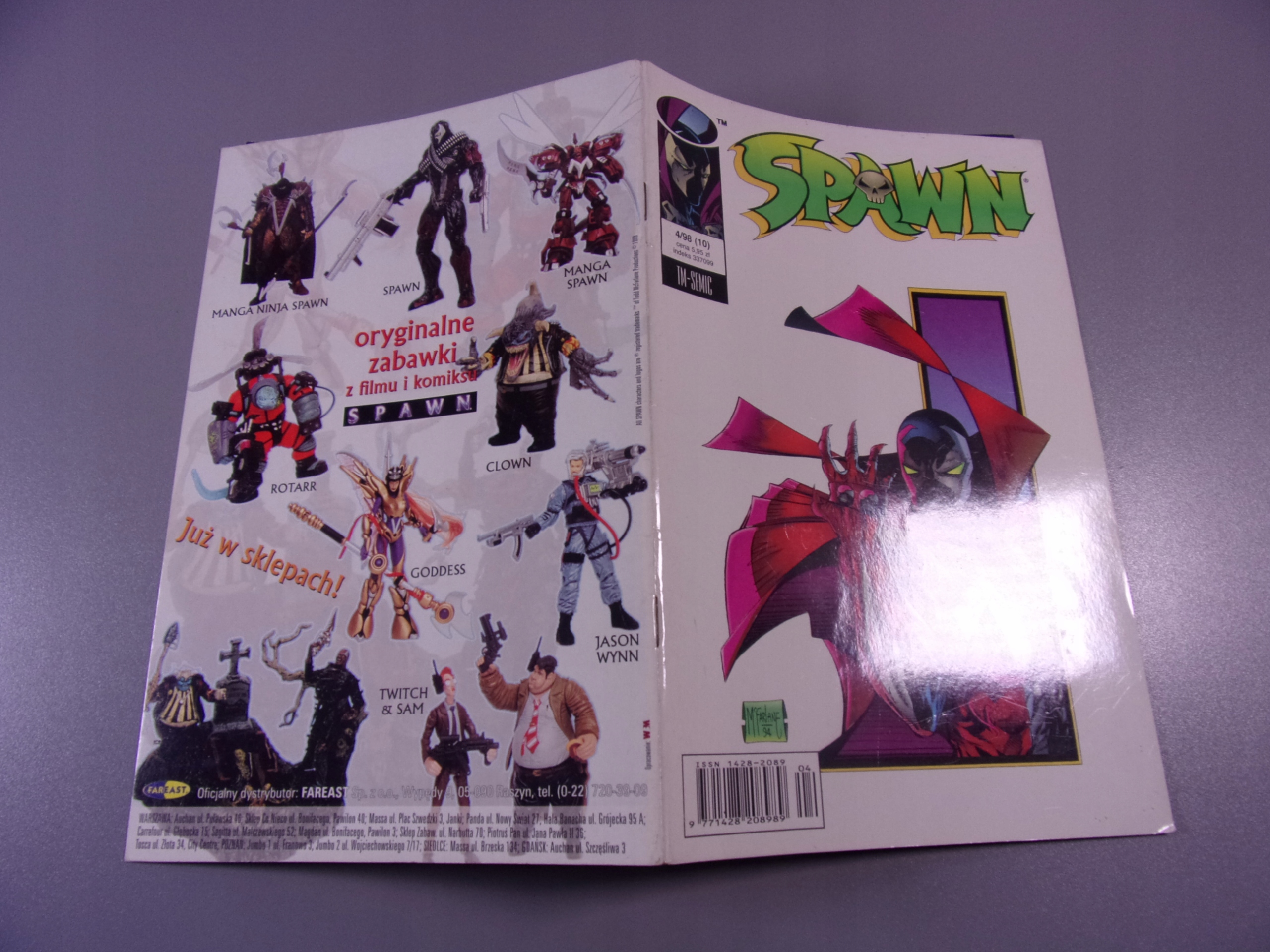 SPAWN #10 4/98 TM-Semic