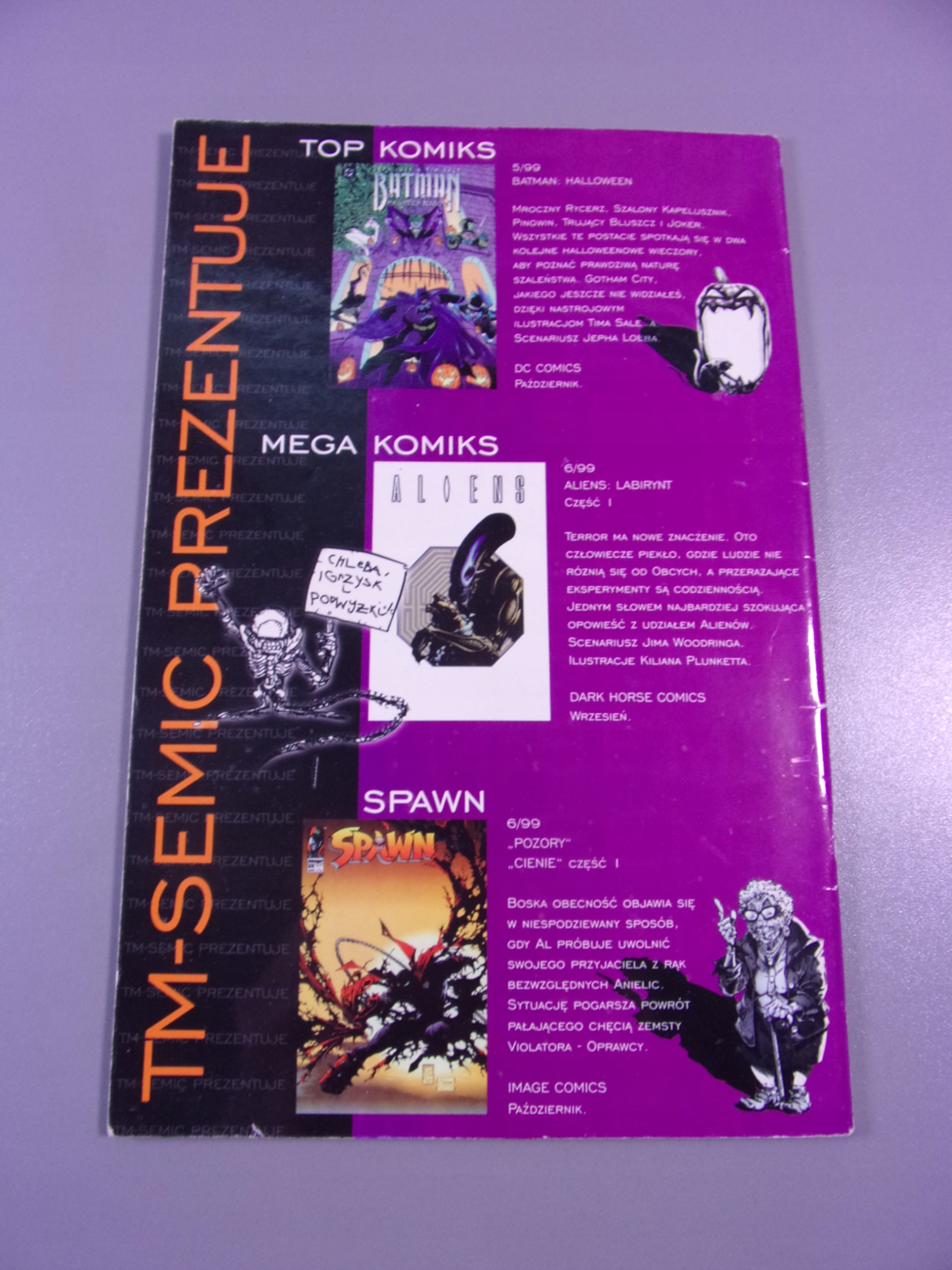 SPAWN #15 5/99 TM-Semic