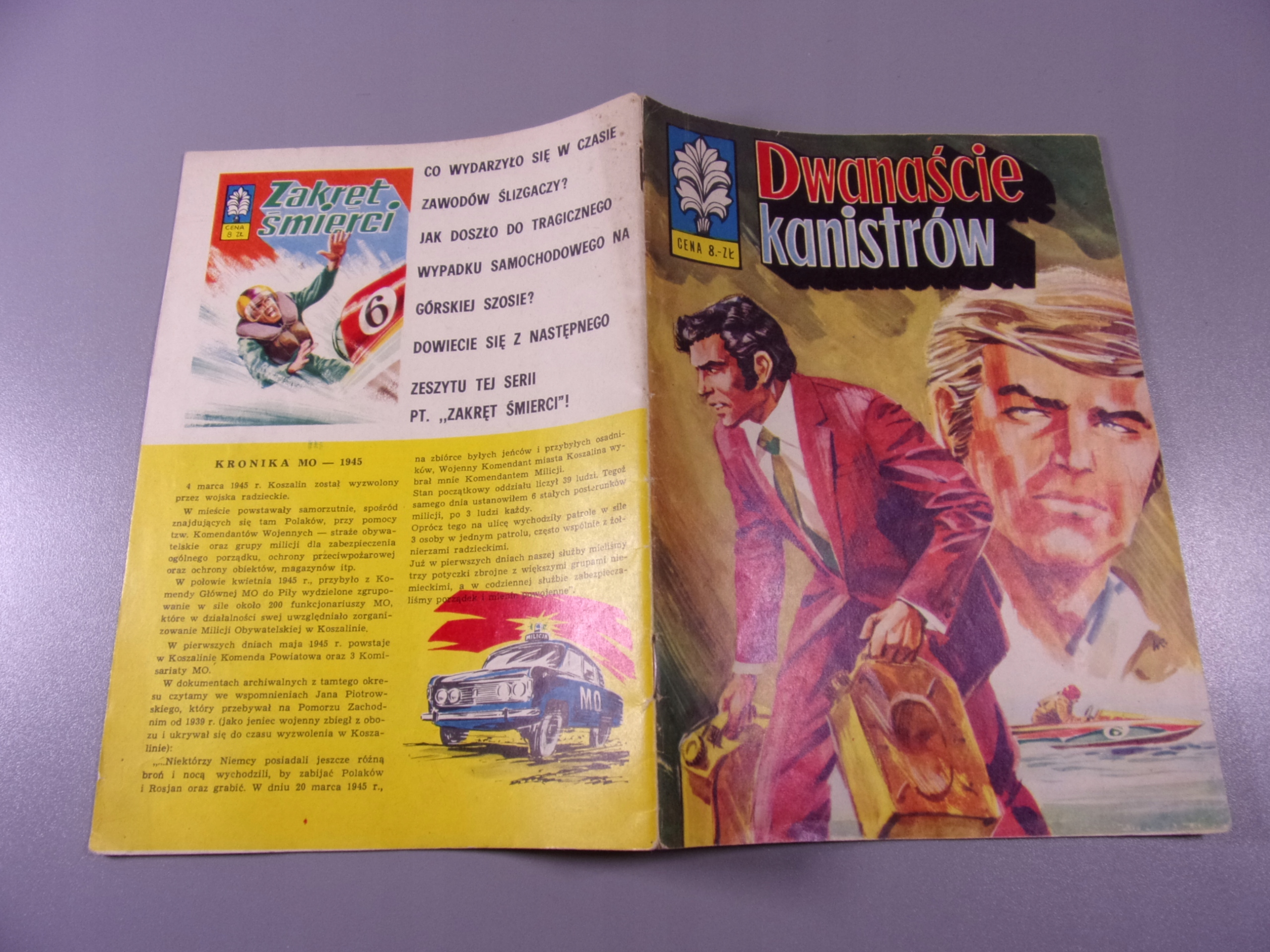 KAPITAN ŻBIK DWANAŚCIE KANISTRÓW wydanie I 1974 r.