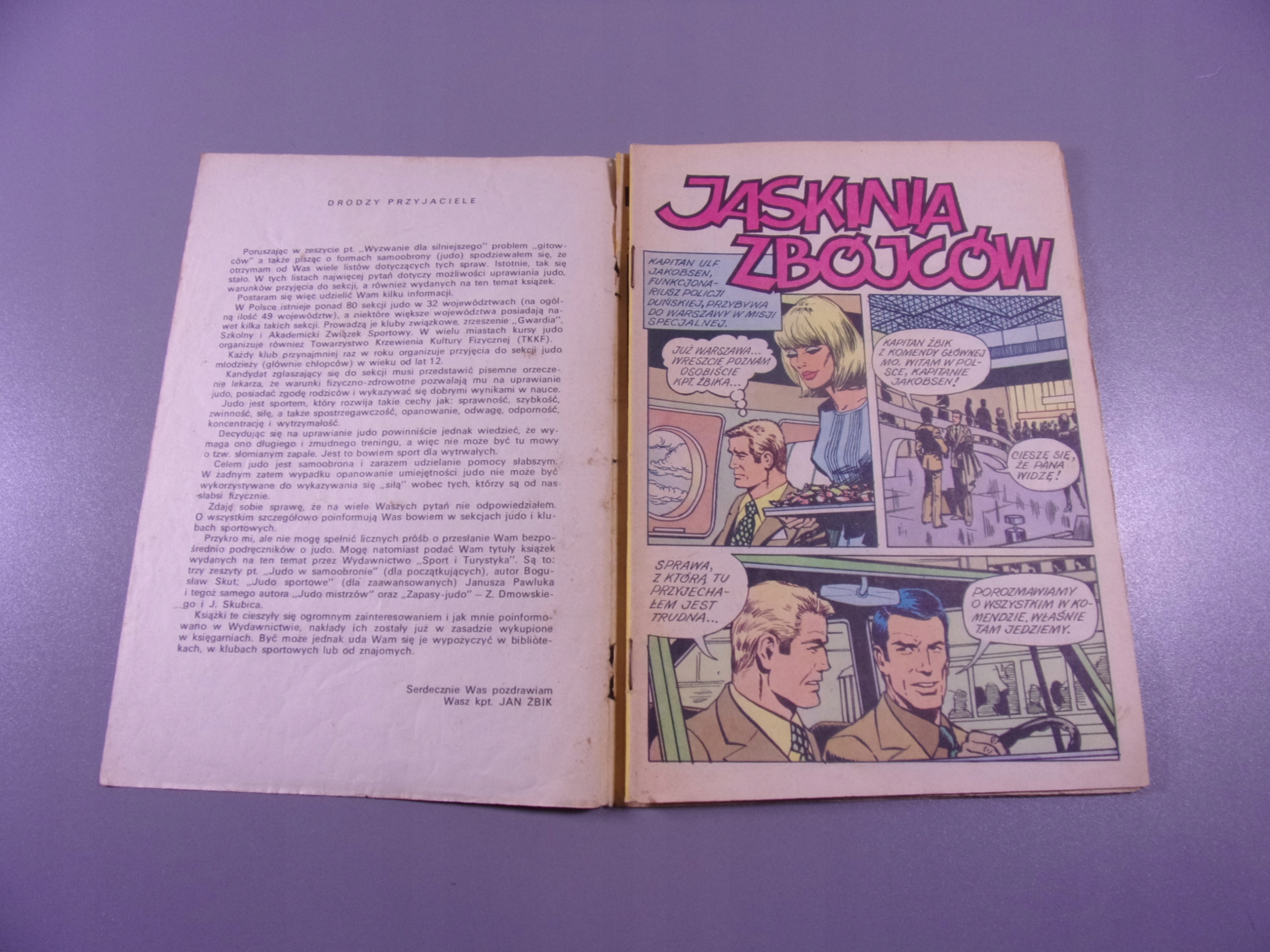 KAPITAN ŻBIK JASKINIA ZBÓJCÓW wyd. II 1981 r.