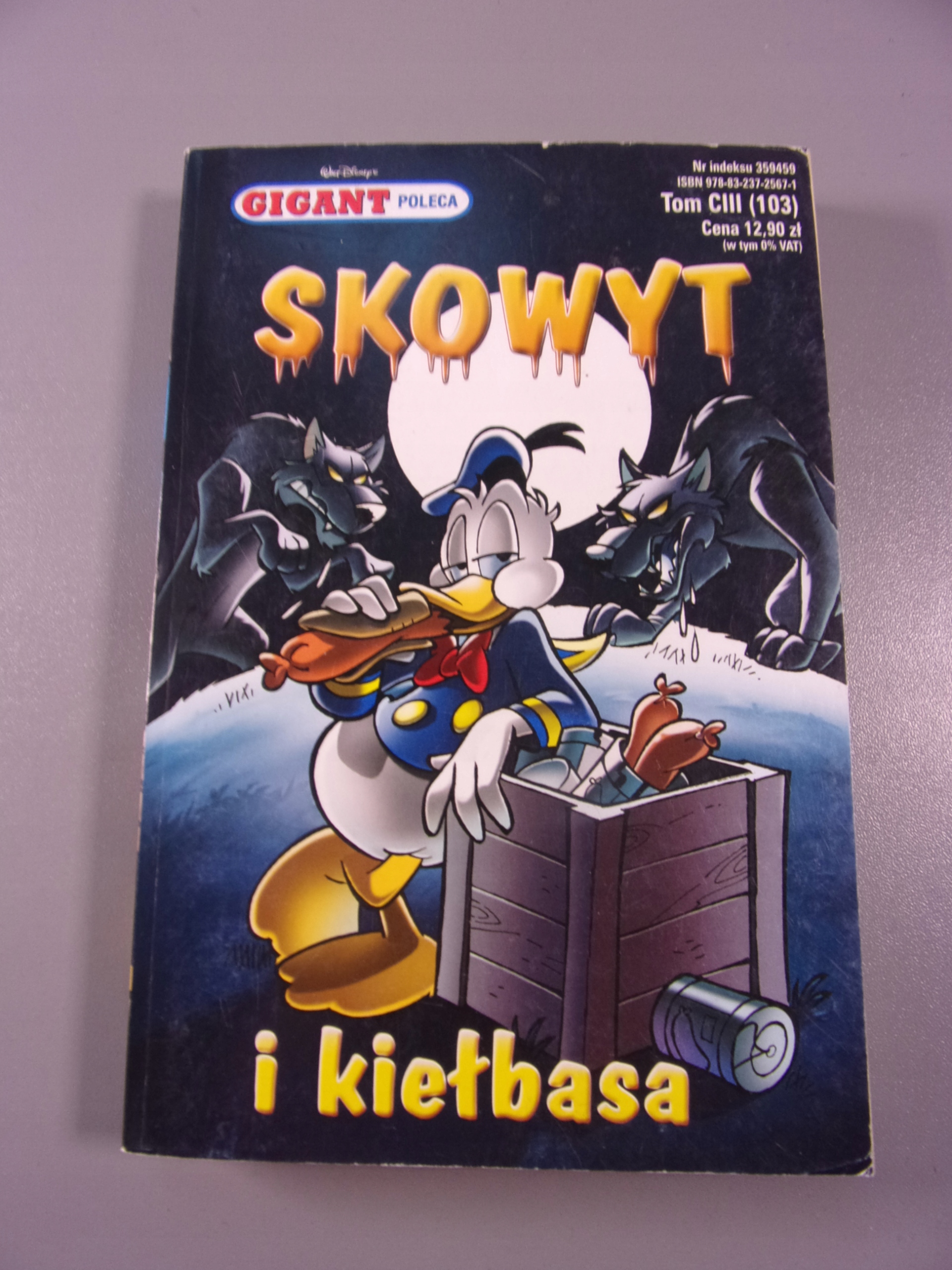 GIGANT POLECA 103. SKOWYT i KIEŁBASA egzemplarz z błędem drukarskim