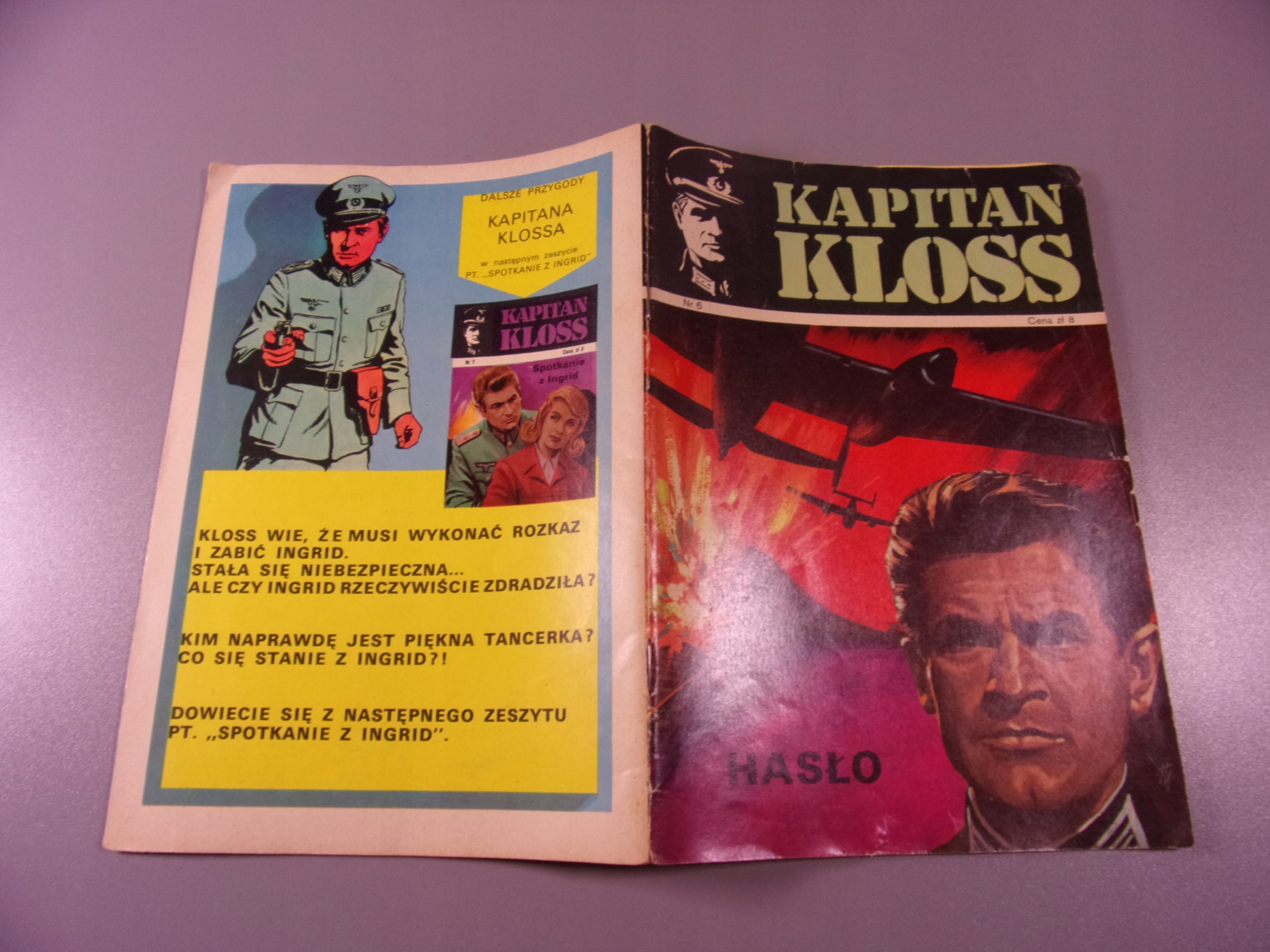 KAPITAN KLOSS HASŁO wyd. I 1972 r.