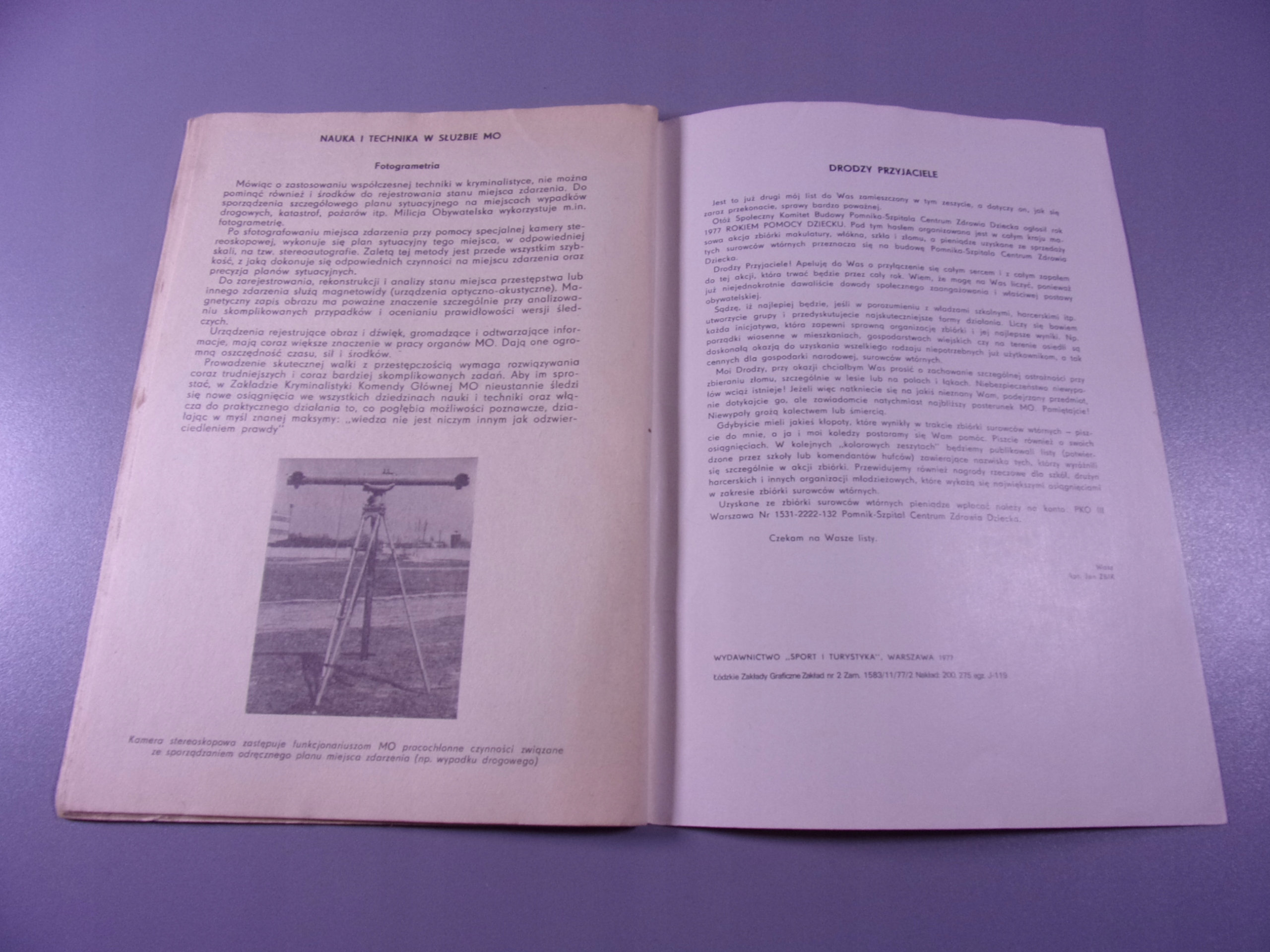 KAPITAN ŻBIK W POTRZASKU część 3 1977 r. wydanie I