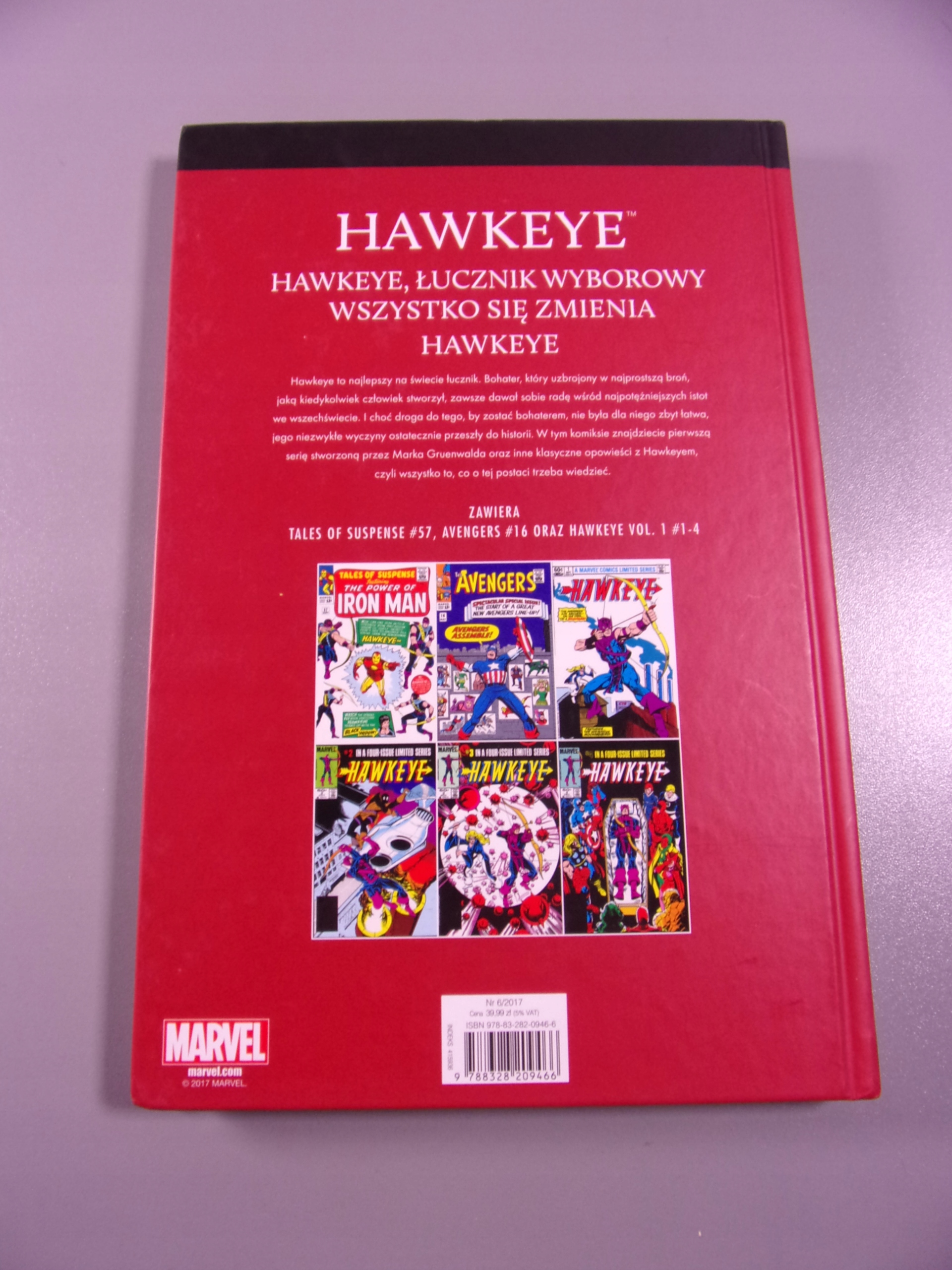 SUPERBOHATEROWIE MARVELA 6. HAWKEYE