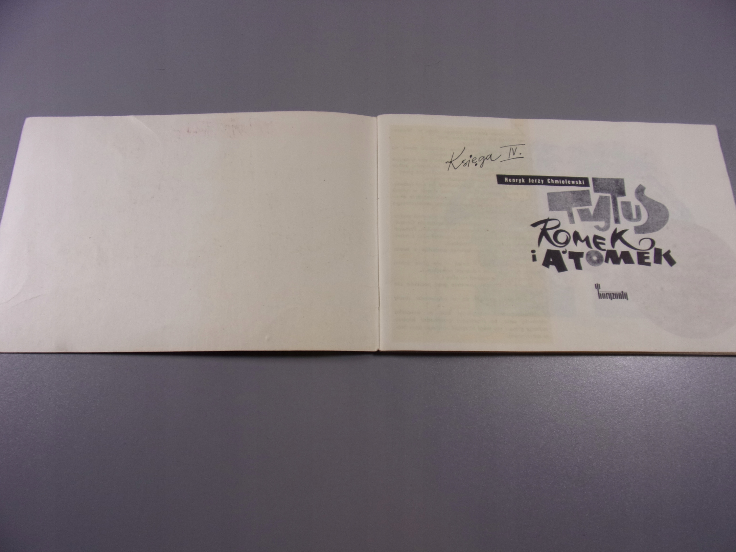 TYTUS księga IV wyd. III 1976 r. HORYZONTY