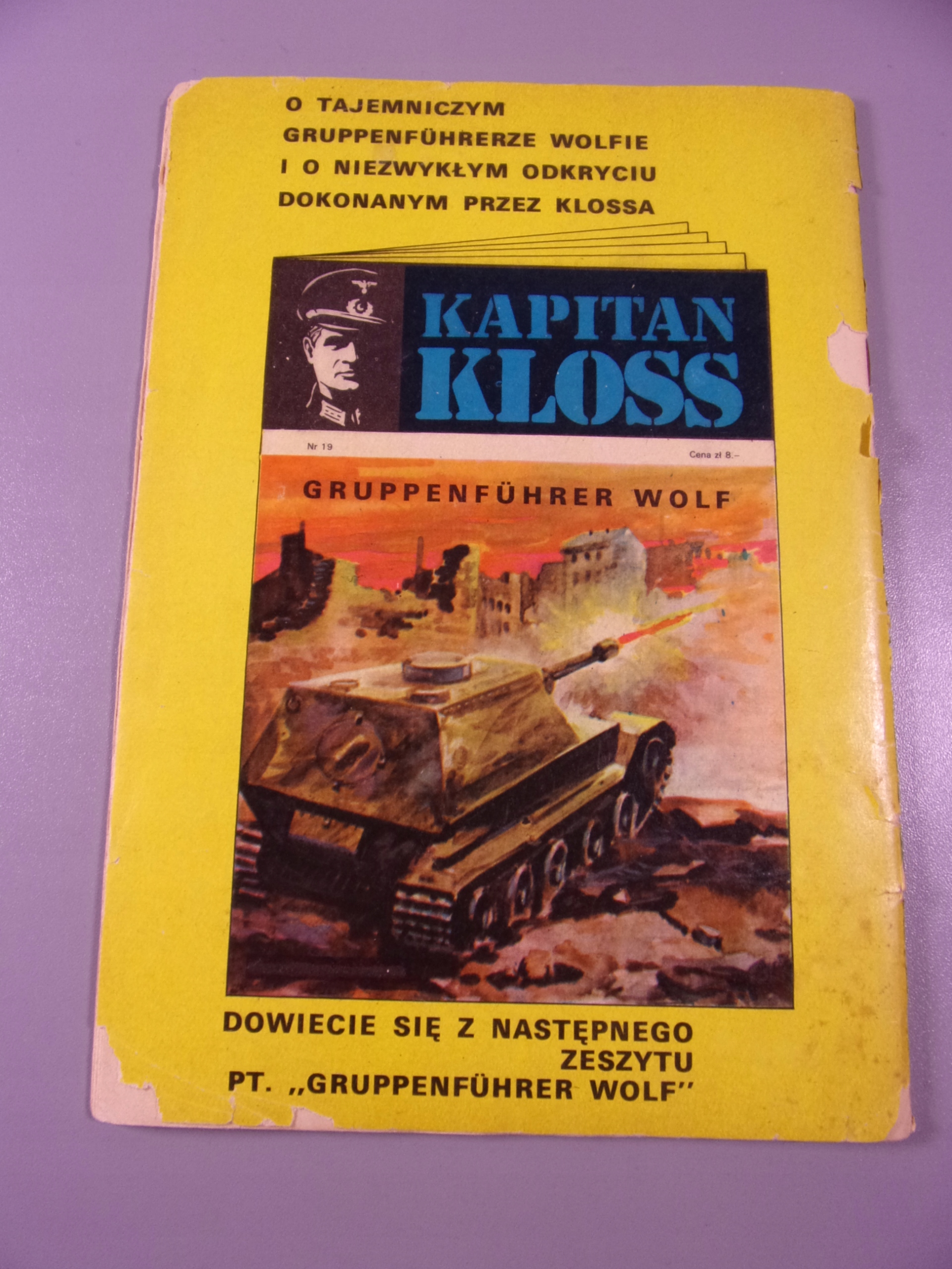 KAPITAN KLOSS OBLĘŻENIE wyd. I 1973 r.