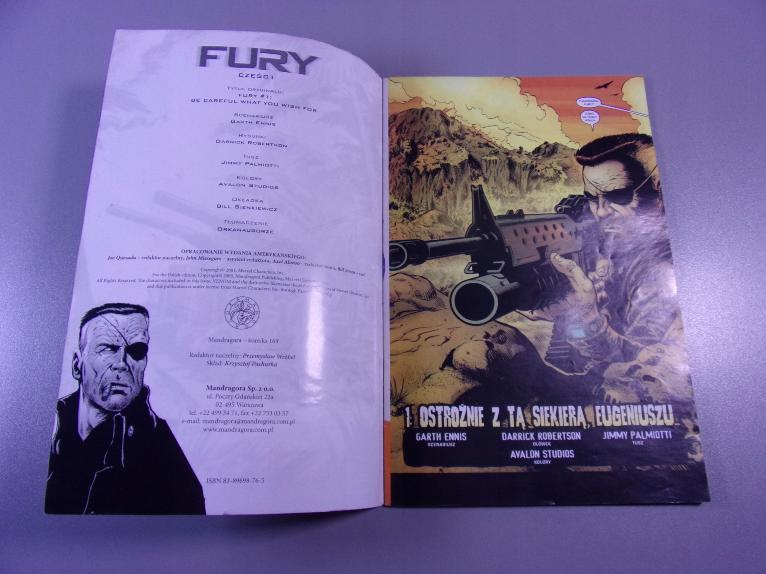 FURY 1 2005 r. MANDRAGORA