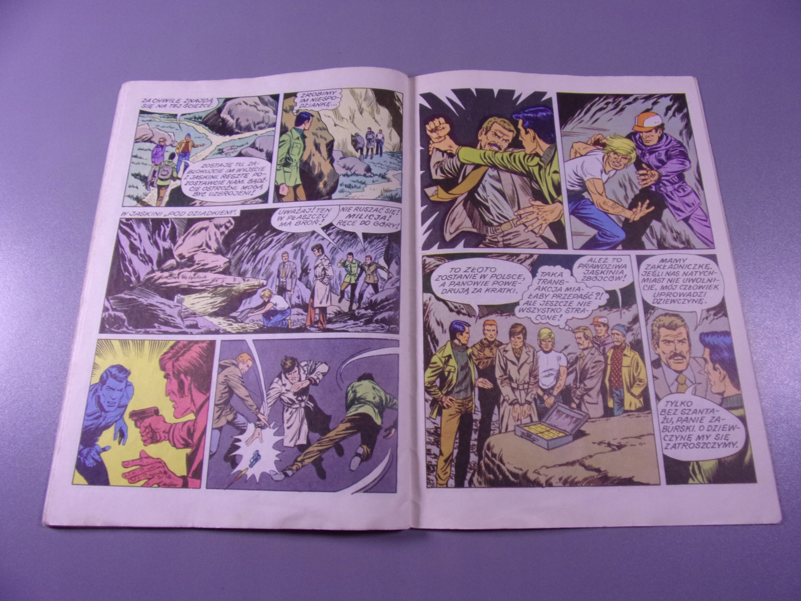 KAPITAN ŻBIK JASKINIA ZBÓJCÓW wydanie I 1976 r.