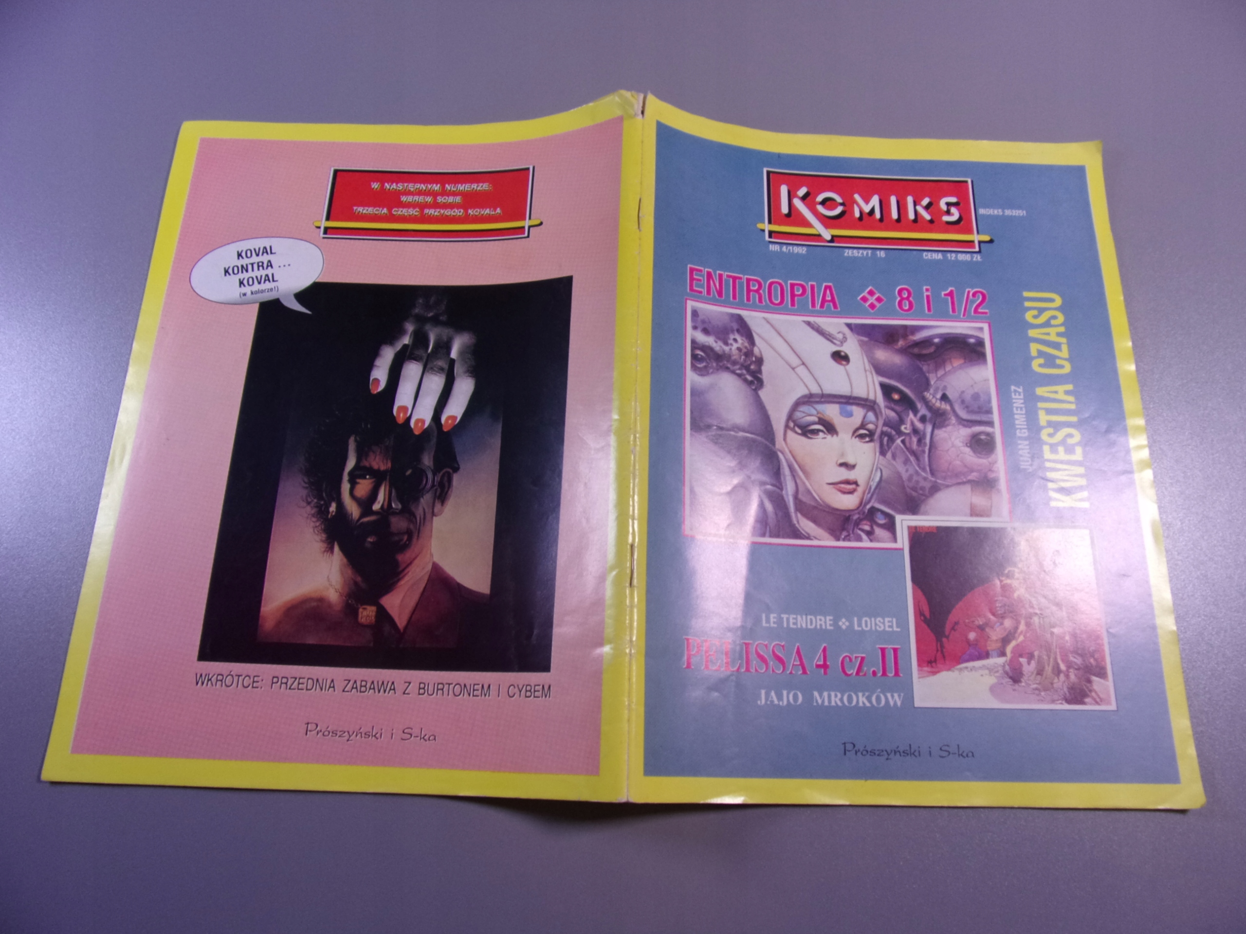 KOMIKS 4/1992 ENTROPIA 8 i 1/2