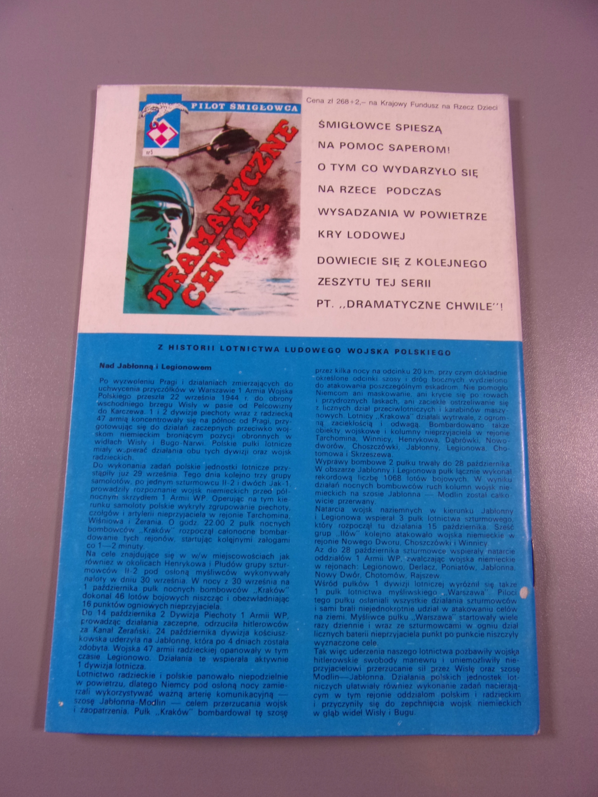 PILOT ŚMIGŁOWCA 4. W ŚNIEŻNYCH ZAMIECIACH 1989 r.