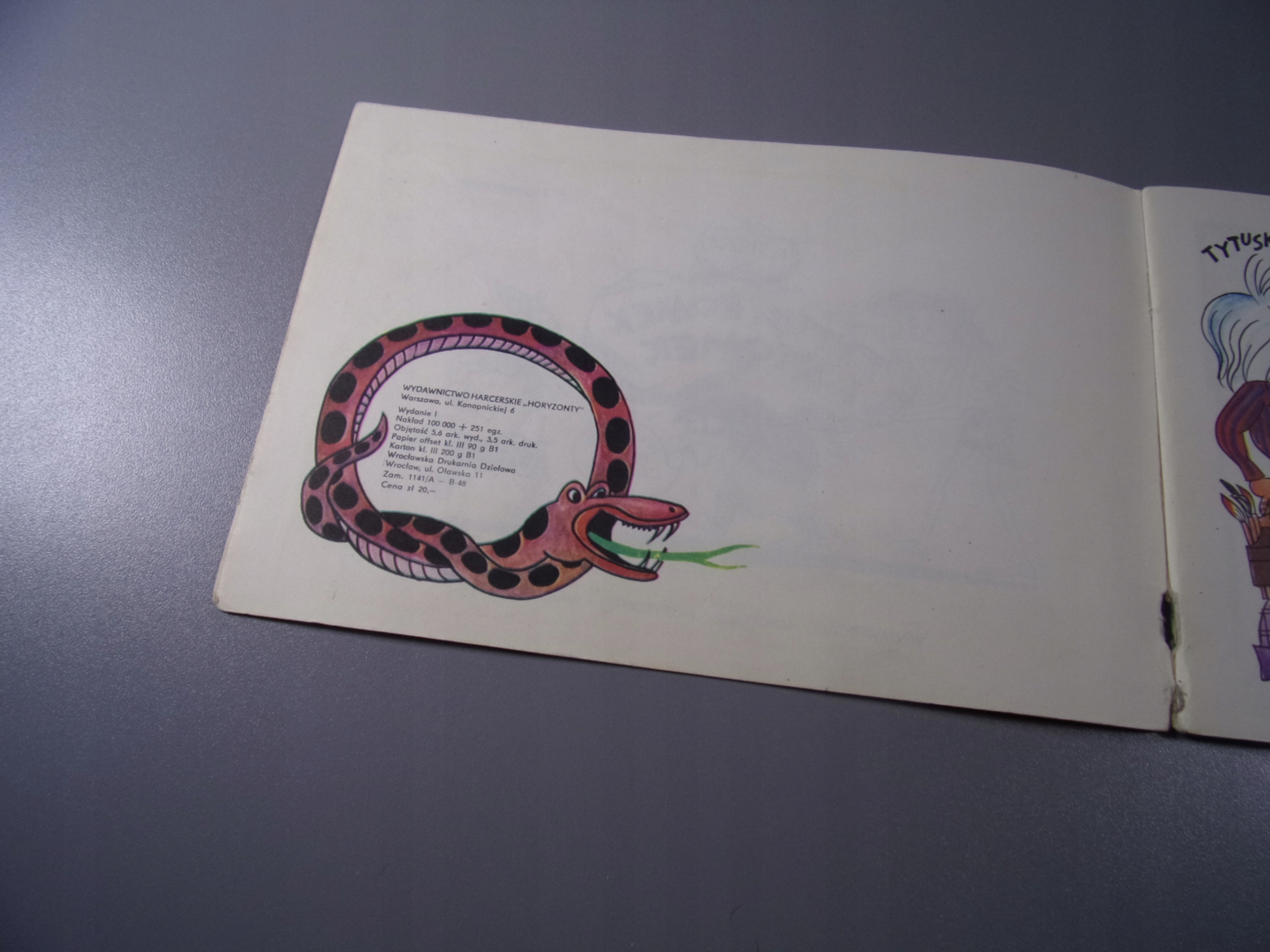 TYTUS księga X 1975 r. wyd. I HORYZONTY