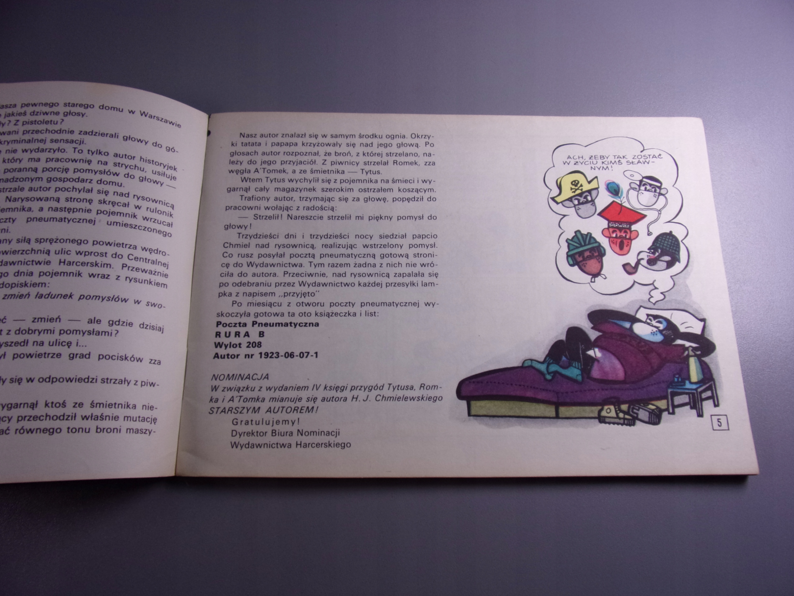 TYTUS, ROMEK i A'TOMEK księga IV wydanie I 1969 r.