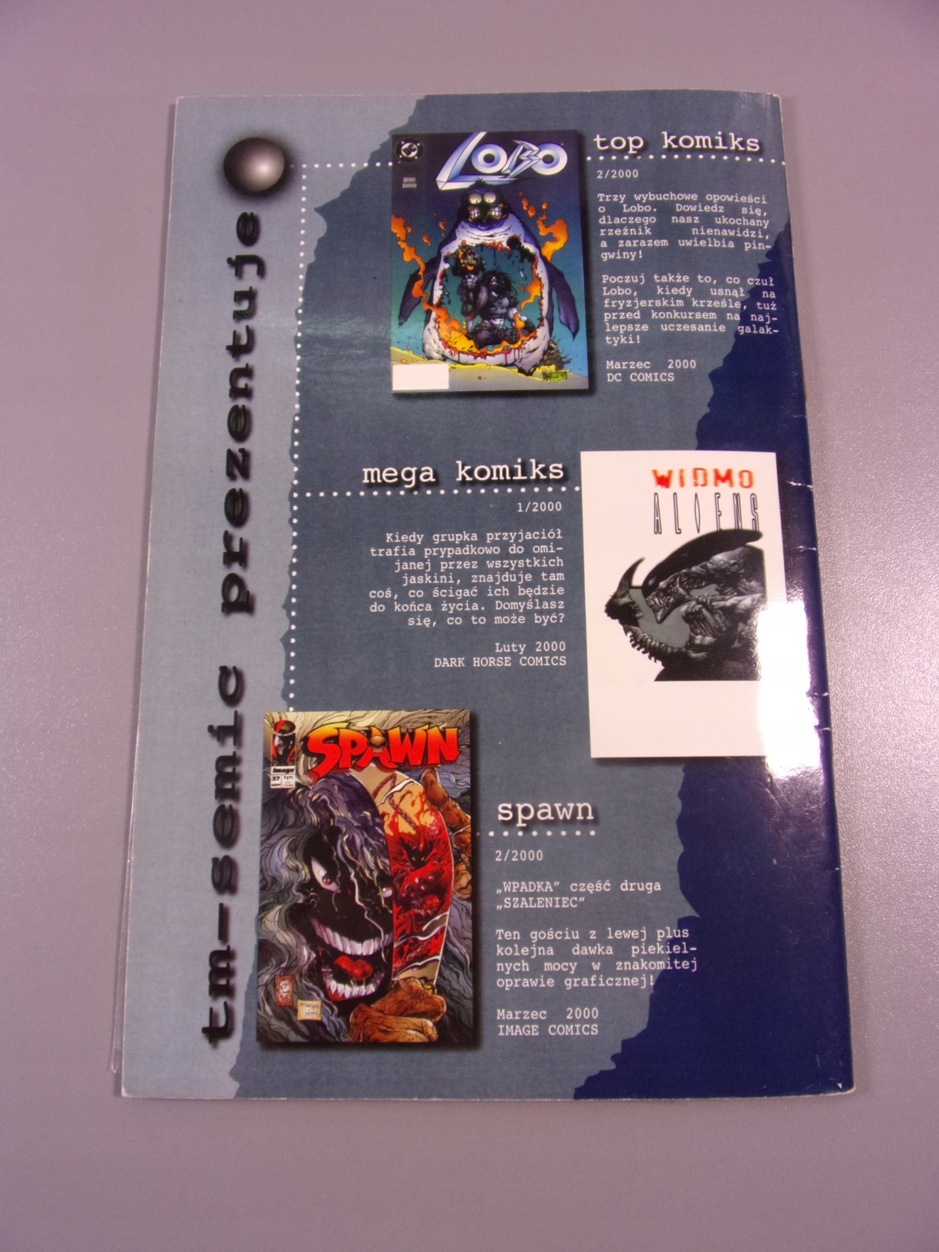 SPAWN #17 1/00 TM-Semic