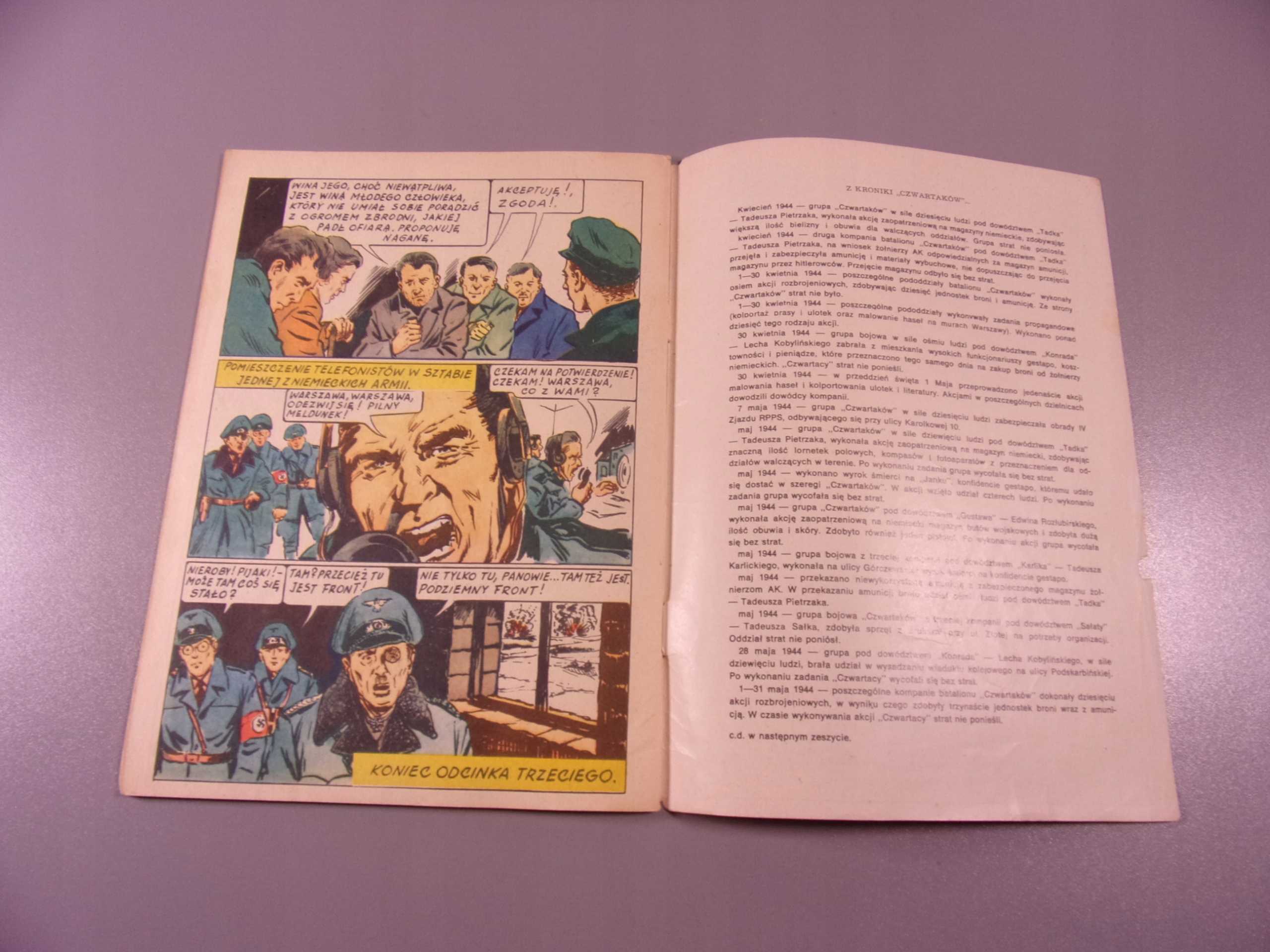 PODZIEMNY FRONT PRZERWANA LINIA wyd. I 1970 r.