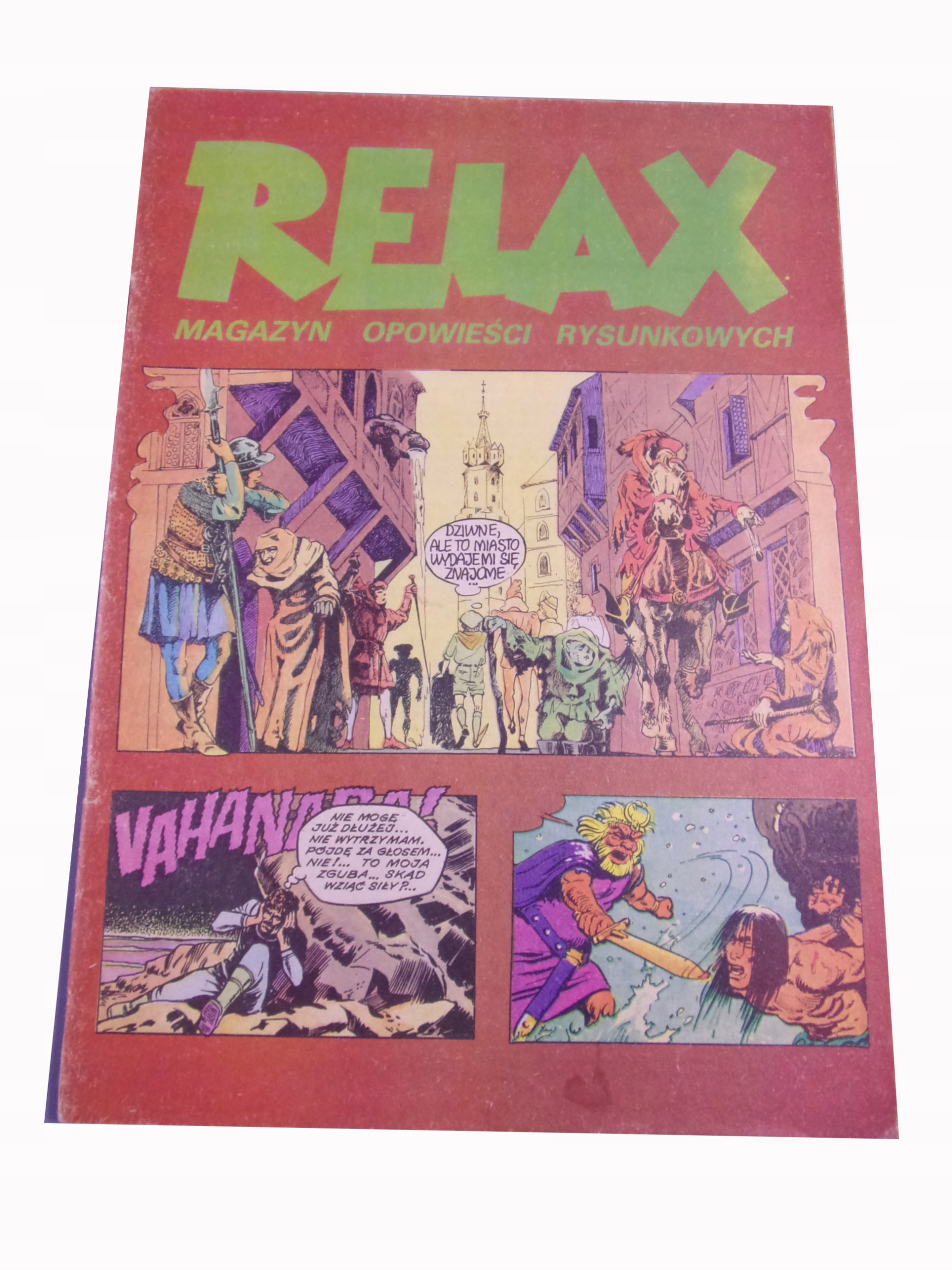 RELAX MAGAZYN OPOWIEŚCI RYSUNKOWYCH zeszyt 19 1978 r.