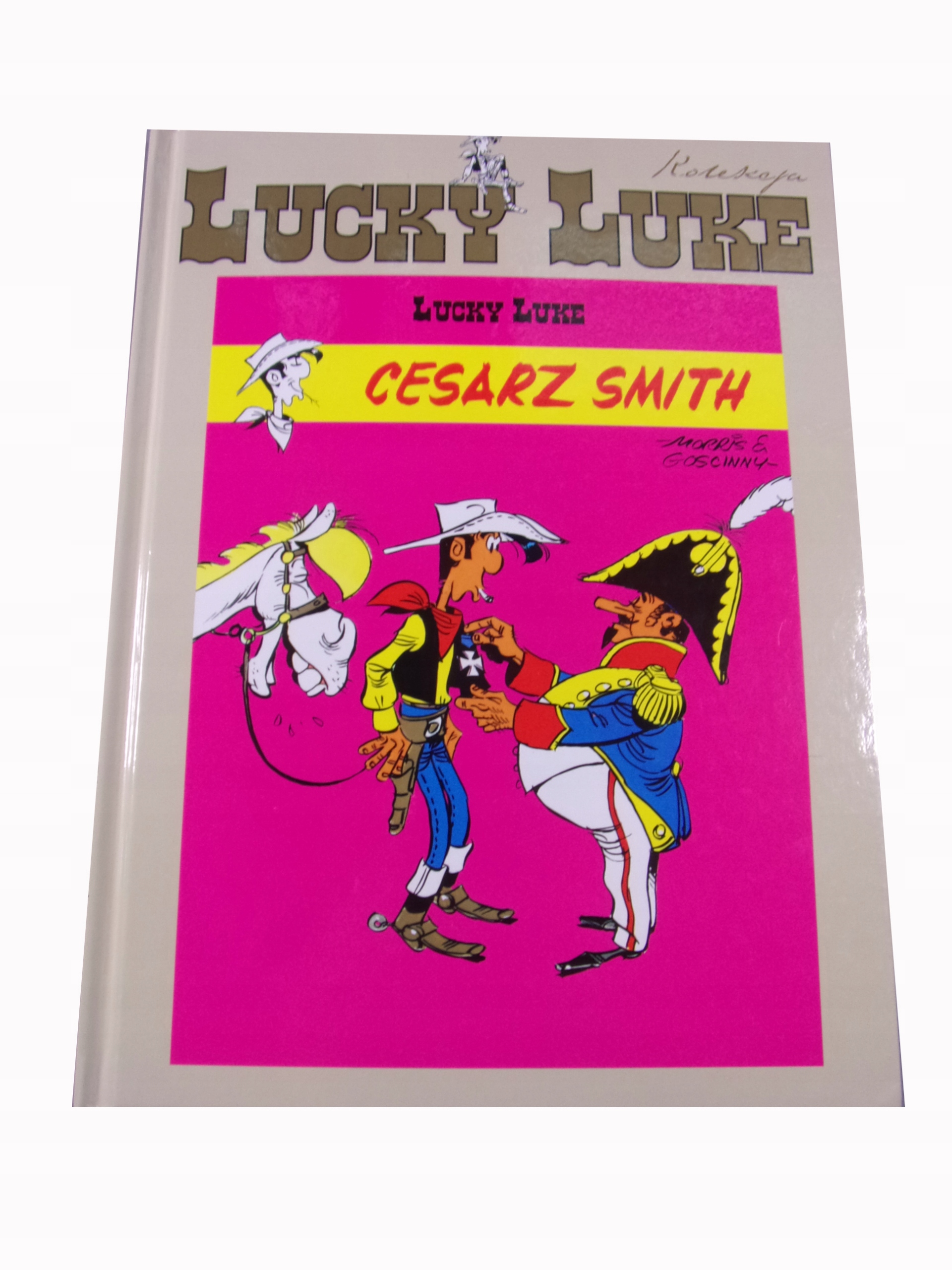 LUCKY LUKE CESARZ SMITH 2015 r. twarda okładka