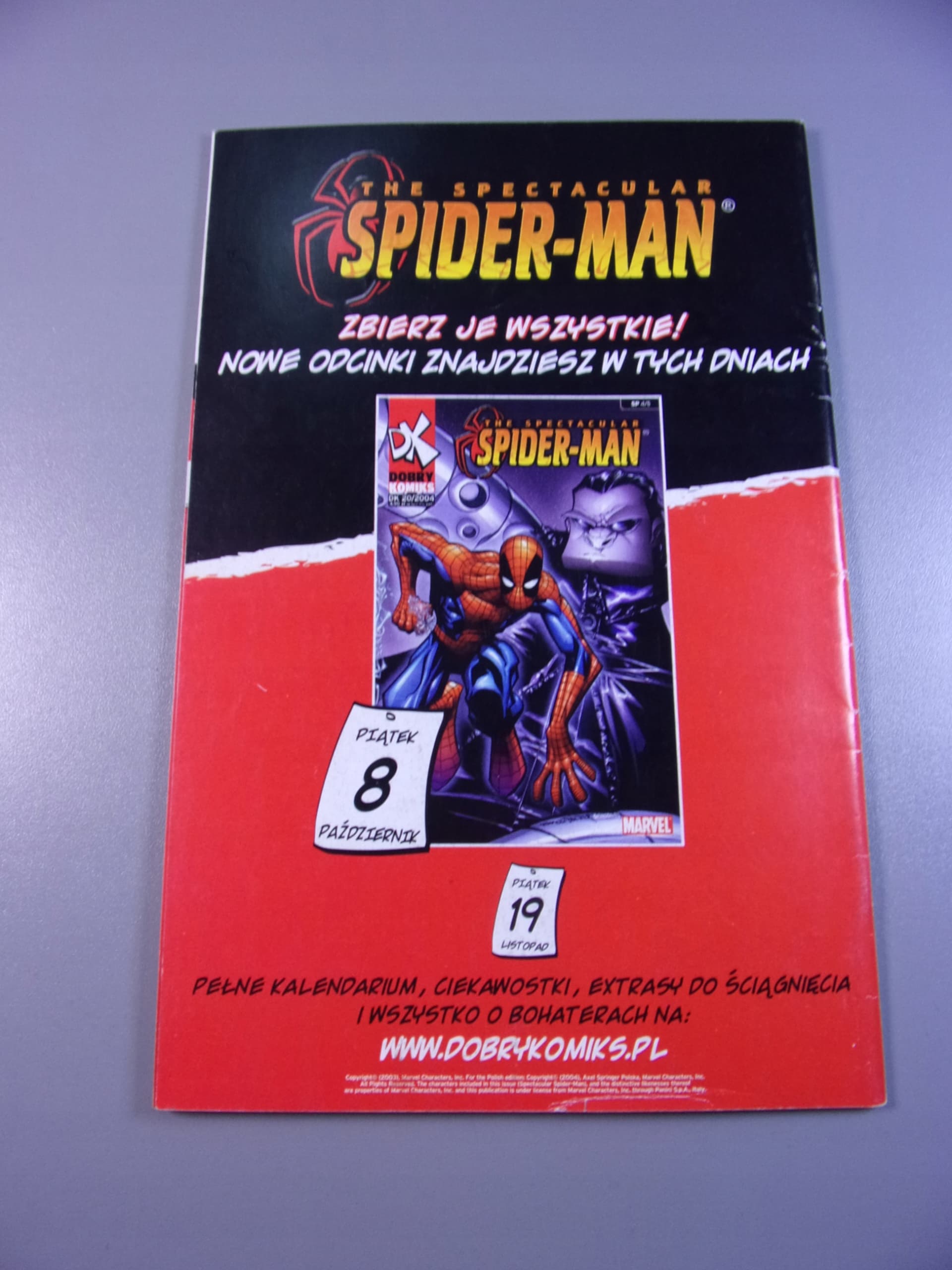 SPECTACULAR SPIDER-MAN 3/5 DK 14/2004