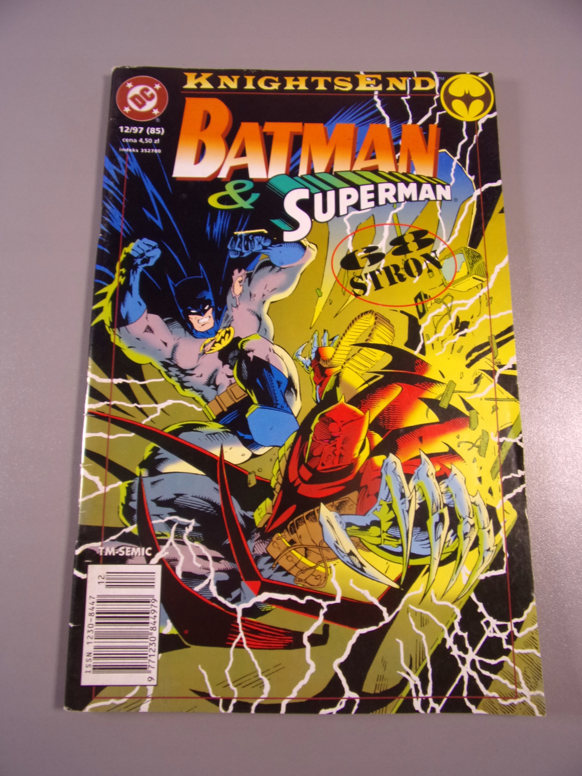BATMAN & SUPERMAN 12/97 TM-Semic