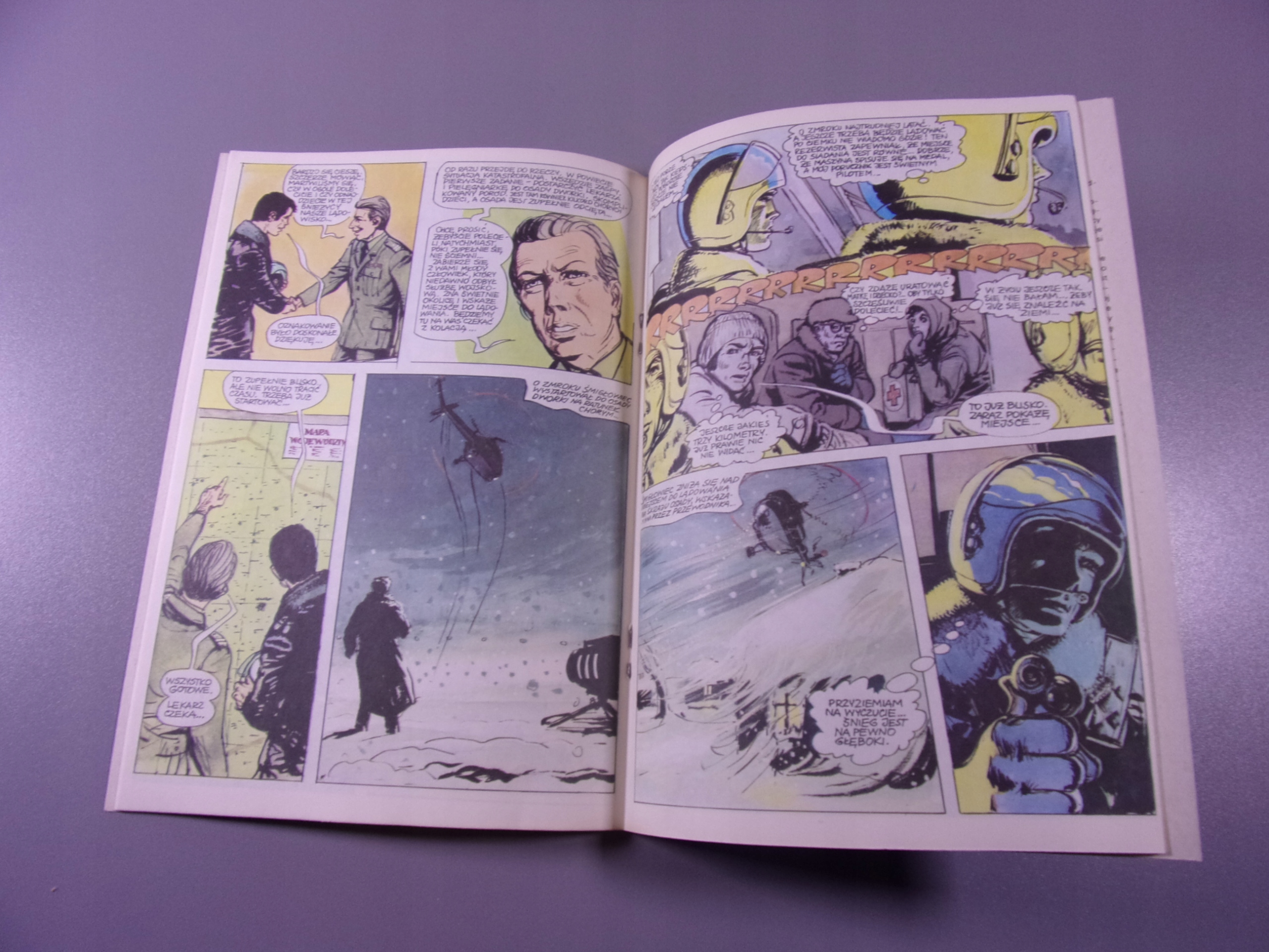 PILOT ŚMIGŁOWCA 4. W ŚNIEŻNYCH ZAMIECIACH 1989 r.