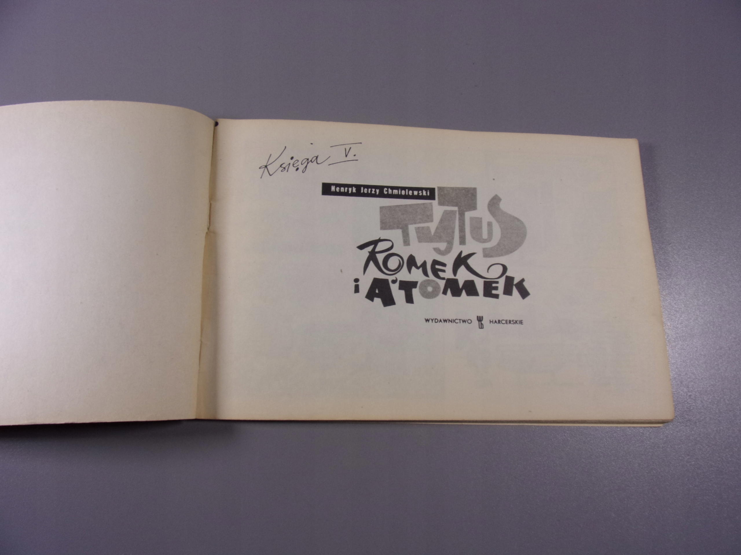 TYTUS księga V 1970 r. wyd. I HORYZONTY