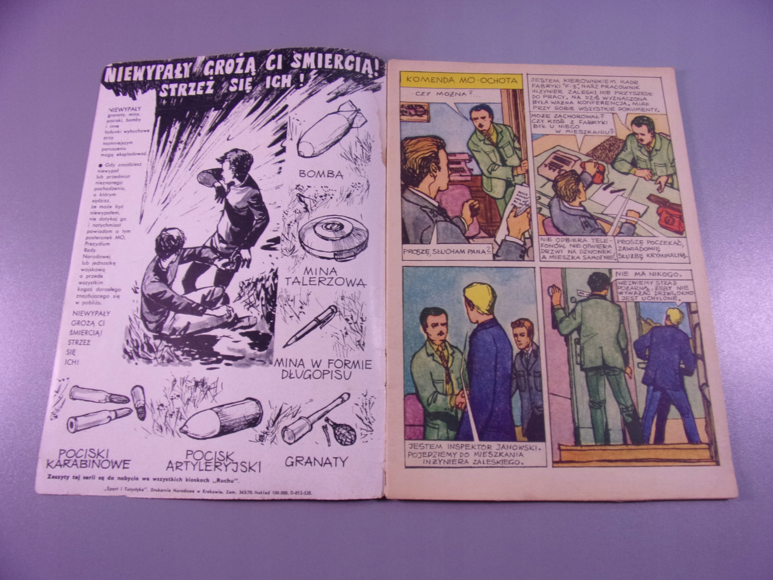 KAPITAN ŻBIK KRYSZTAŁOWE OKRUCHY 1970 r. wydanie I