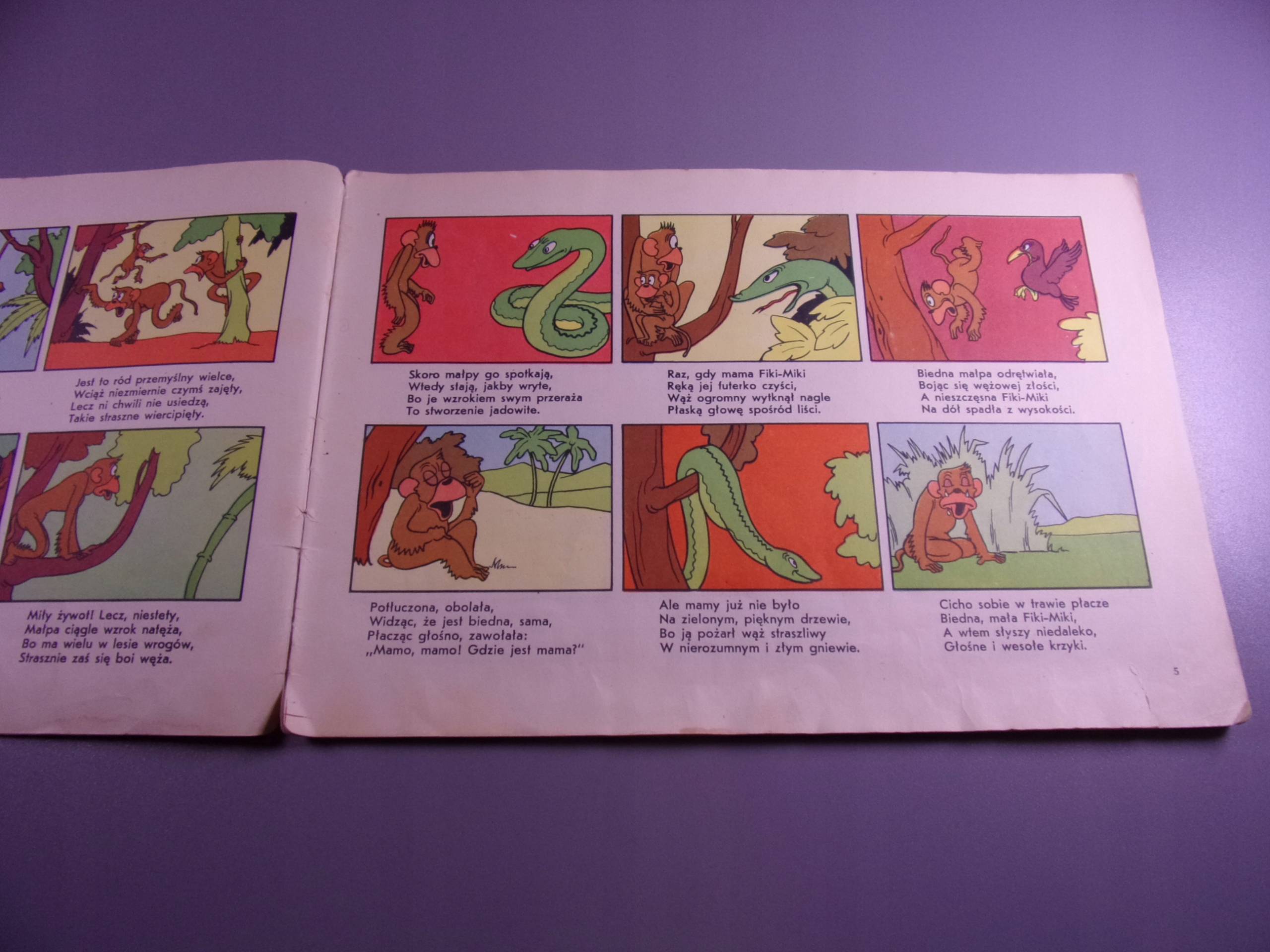 AWANTURY i WYBRYKI MAŁEJ MAŁPKI FIKI MIKI 1960 r.