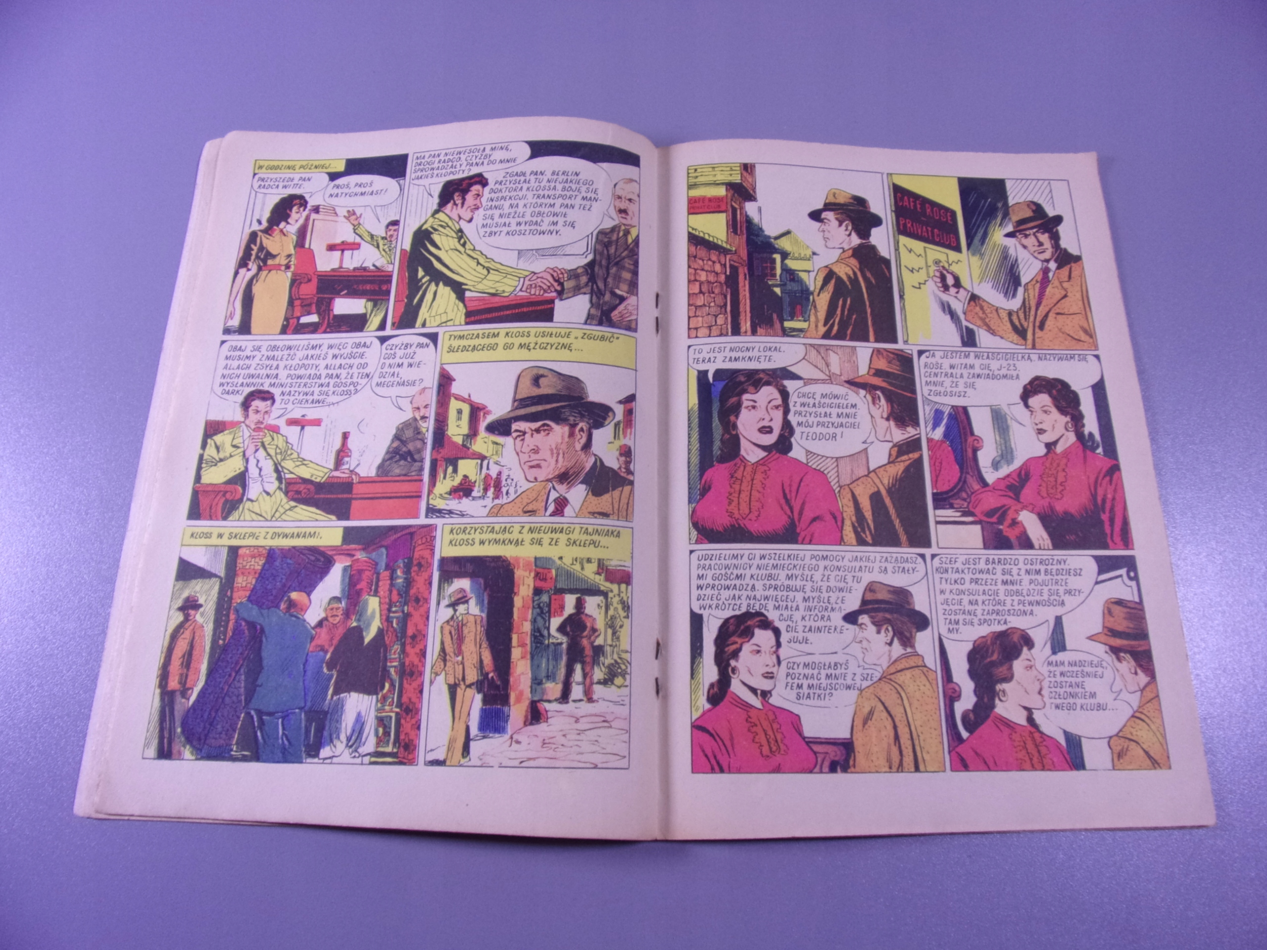 KAPITAN KLOSS CAFE ROSE wyd. I 1972 r.