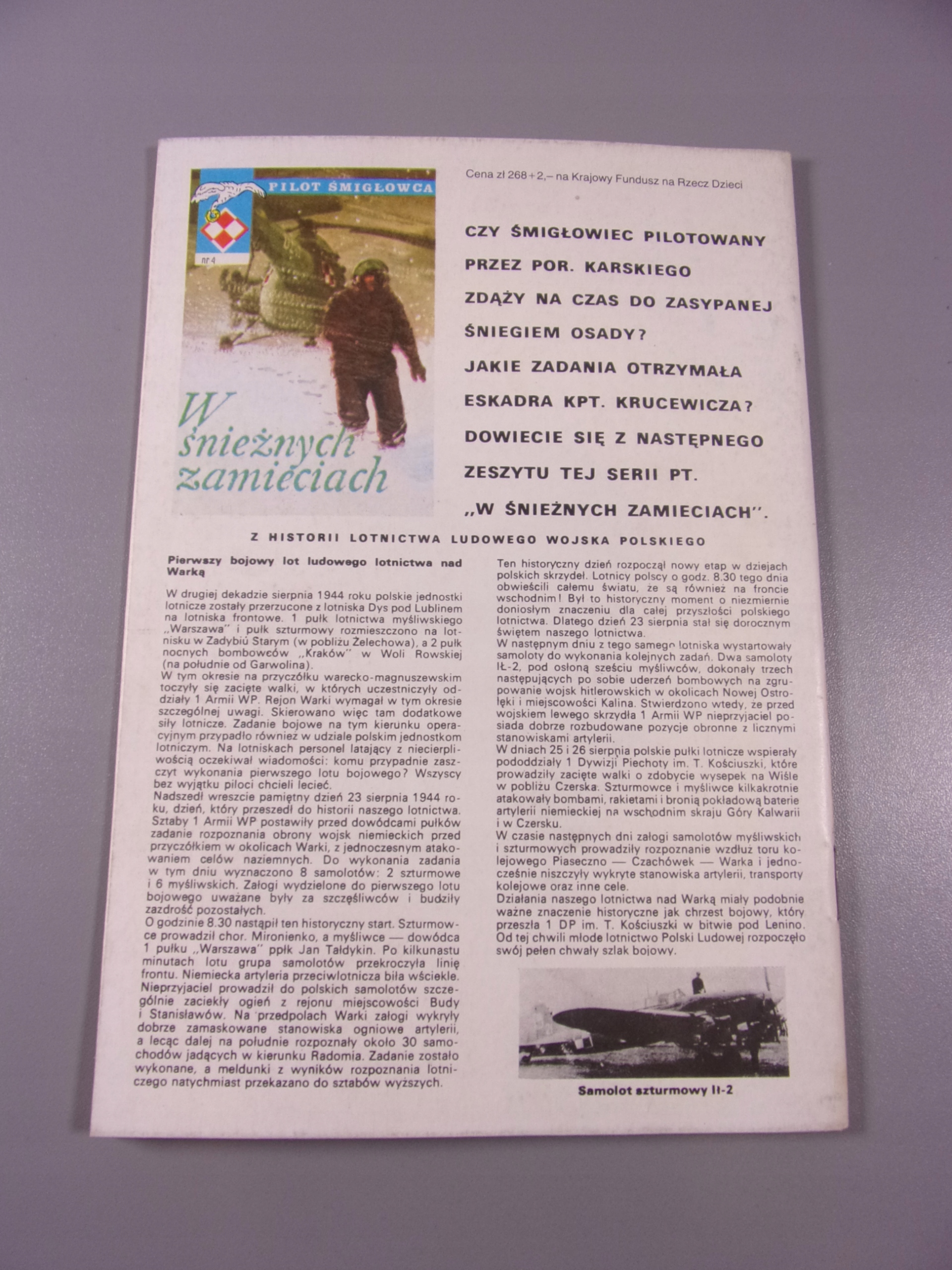 PILOT ŚMIGŁOWCA 3. ZEJŚCIE Z TRASY 1989 r.