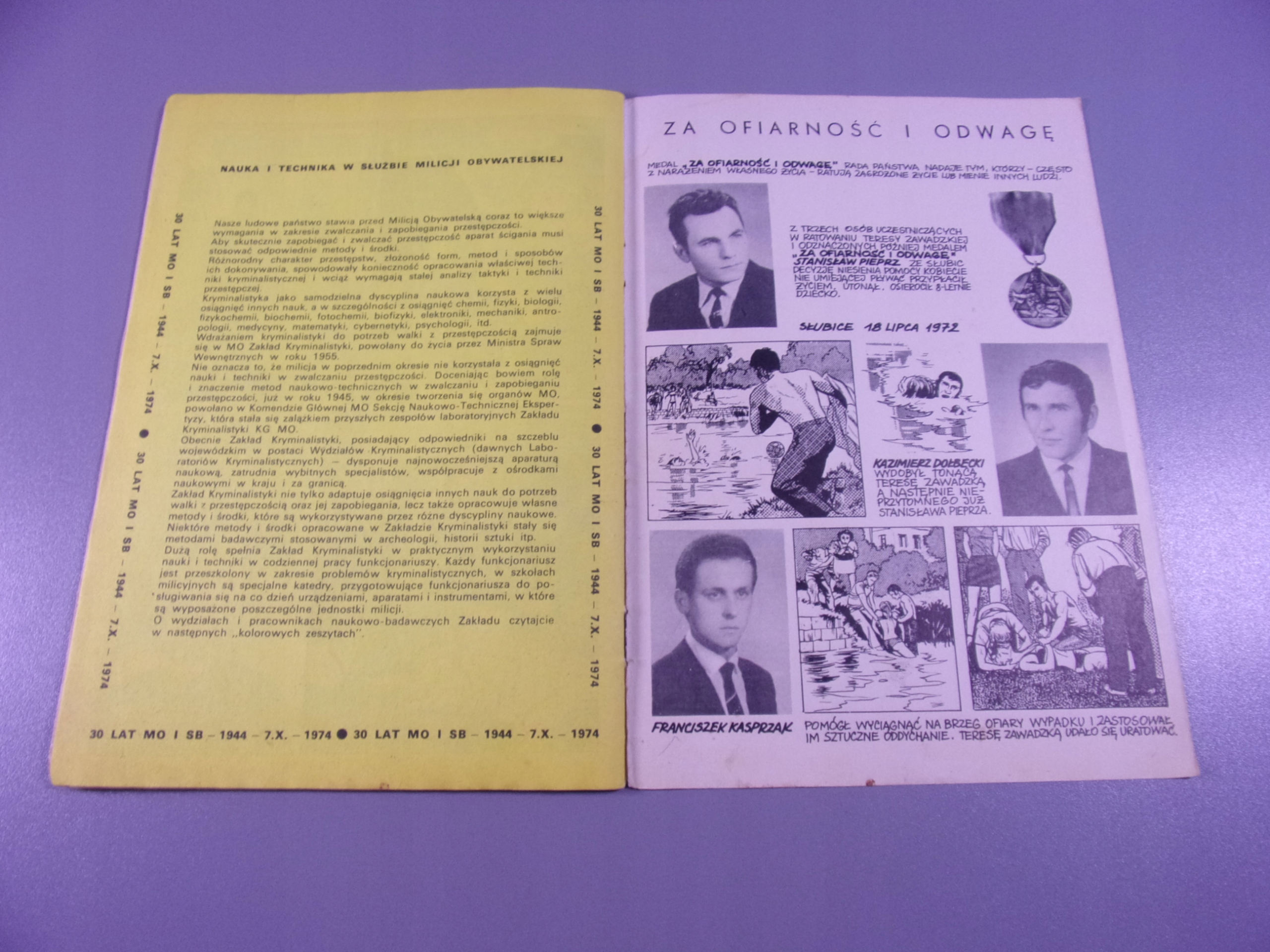 KAPITAN ŻBIK ZAPALNICZKA Z POZYTYWKĄ 1974 r. wydanie II