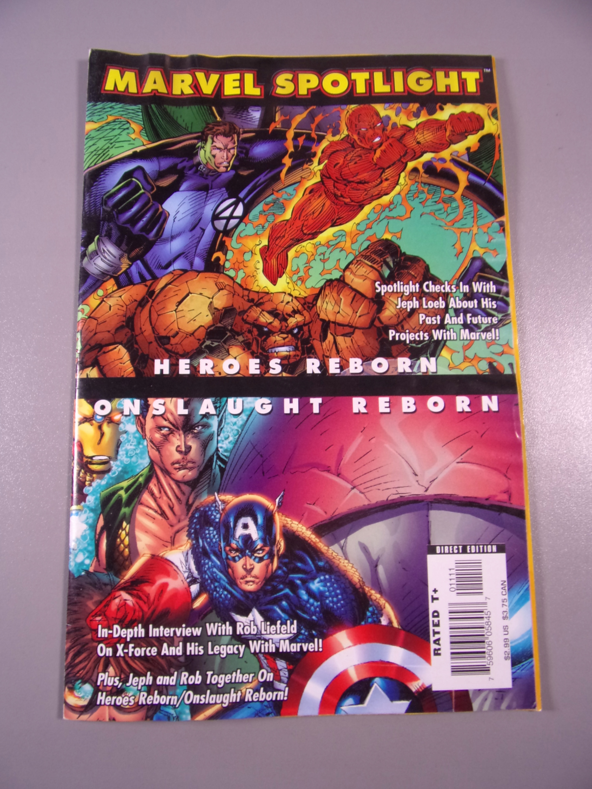 MARVEL SPOTLIGHT HEROES REBORN ONSLAUGHT REBORN 2006 r. wyd. anglojęzyczne