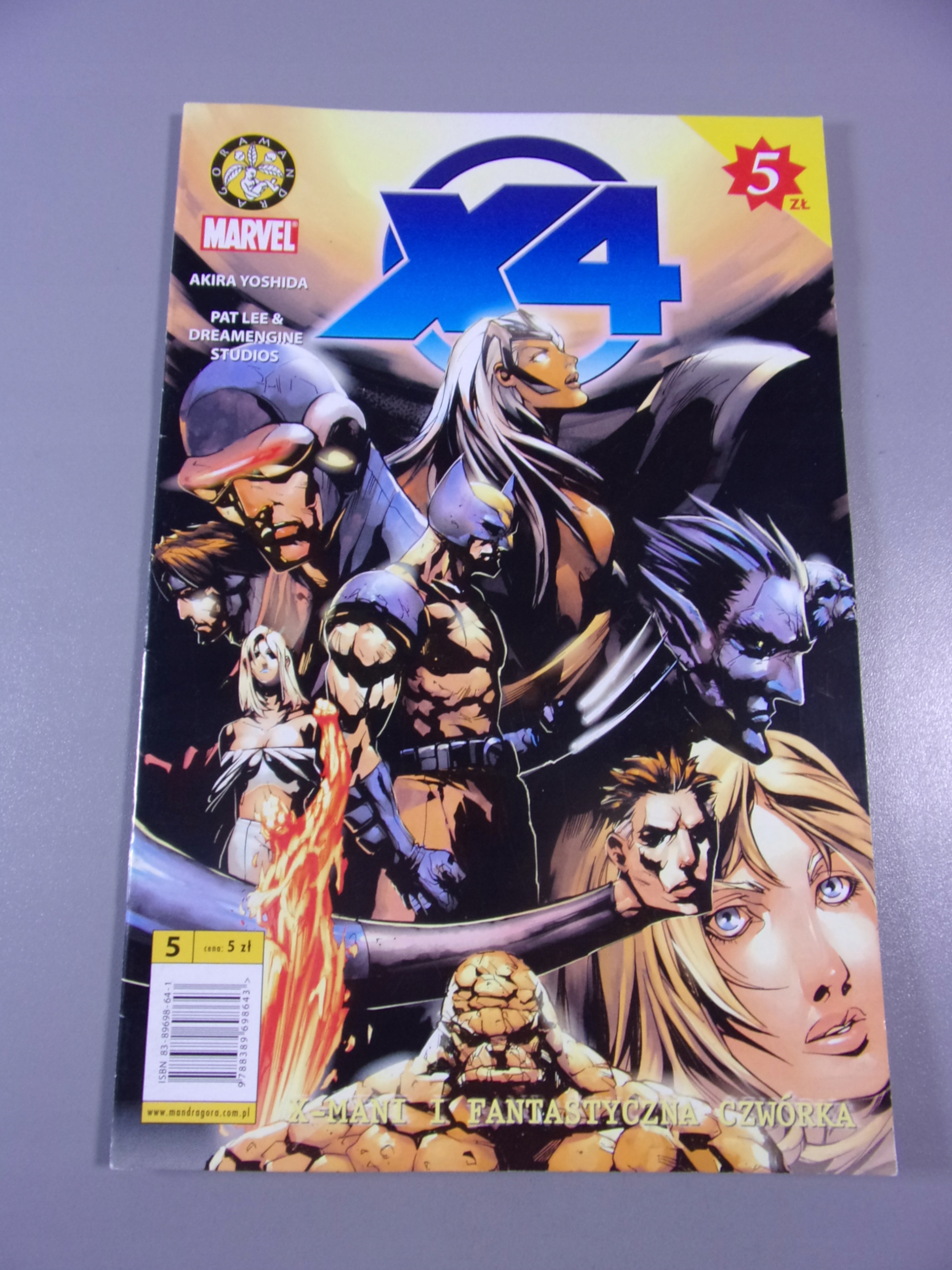 X-MANI i FANTASTYCZNA CZWÓRKA X4 #5 2005 r. MANDRAGORA