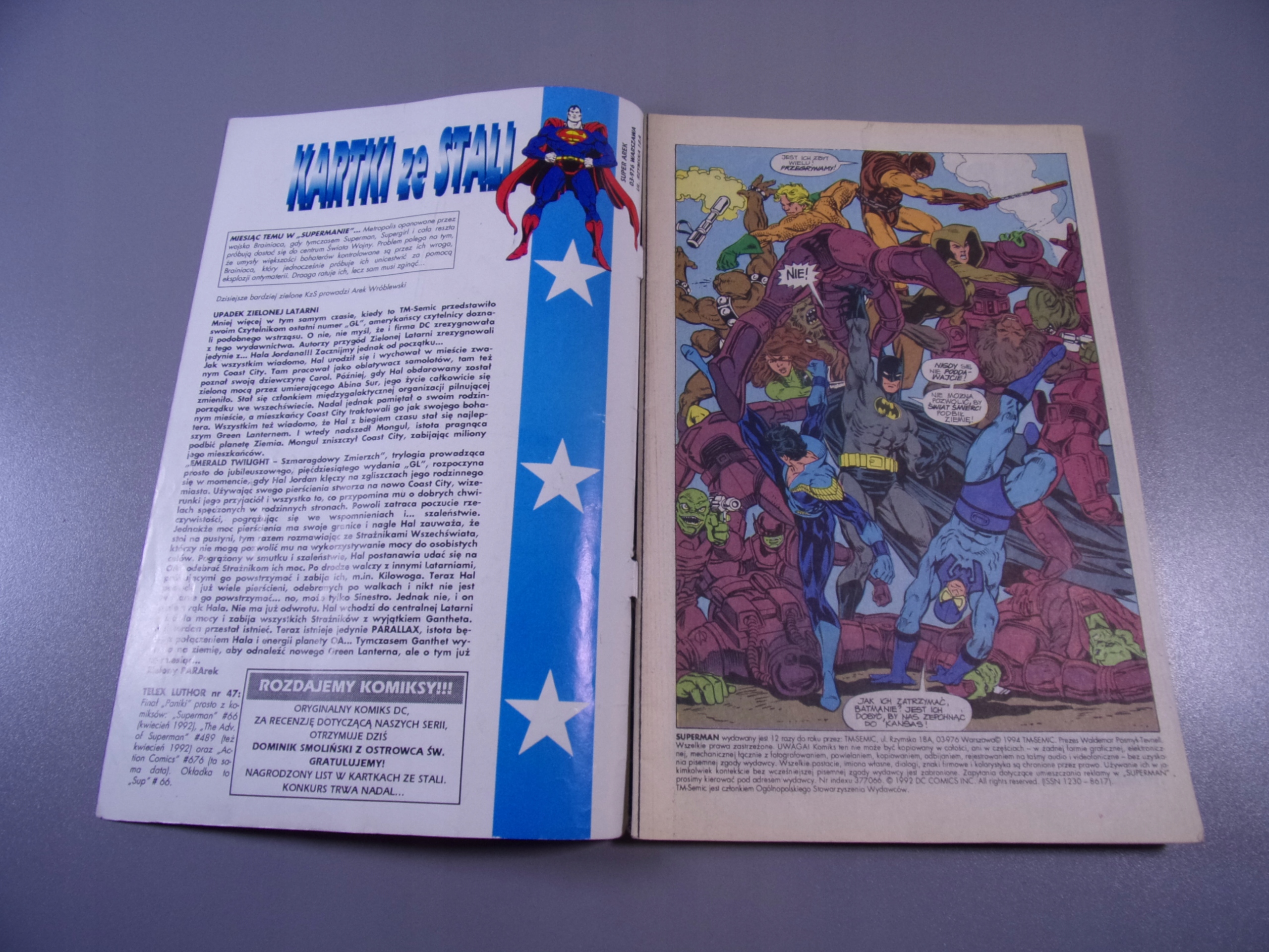 SUPERMAN 10/94 TM-Semic