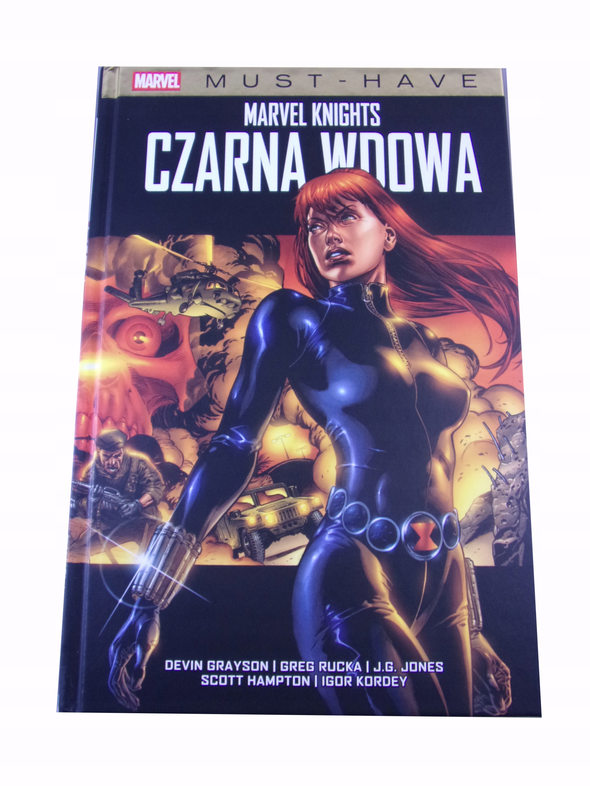 MARVEL MUST - HAVE 11. MARVEL KNIGHTS CZARNA WDOWA z grafiką
