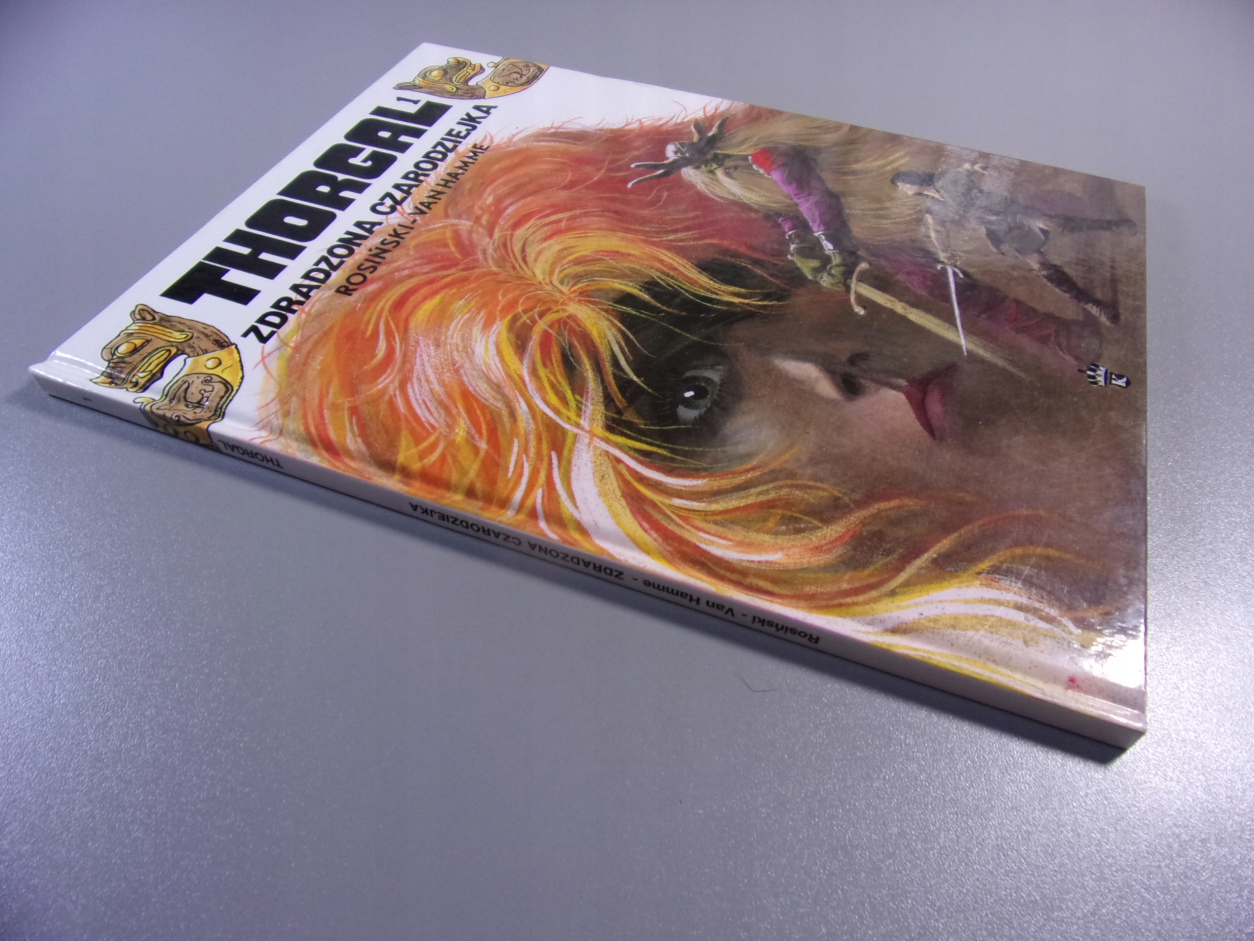 THORGAL ZDRADZONA CZARODZIEJKA twarda okładka wyd. I 1991 r. KORONA