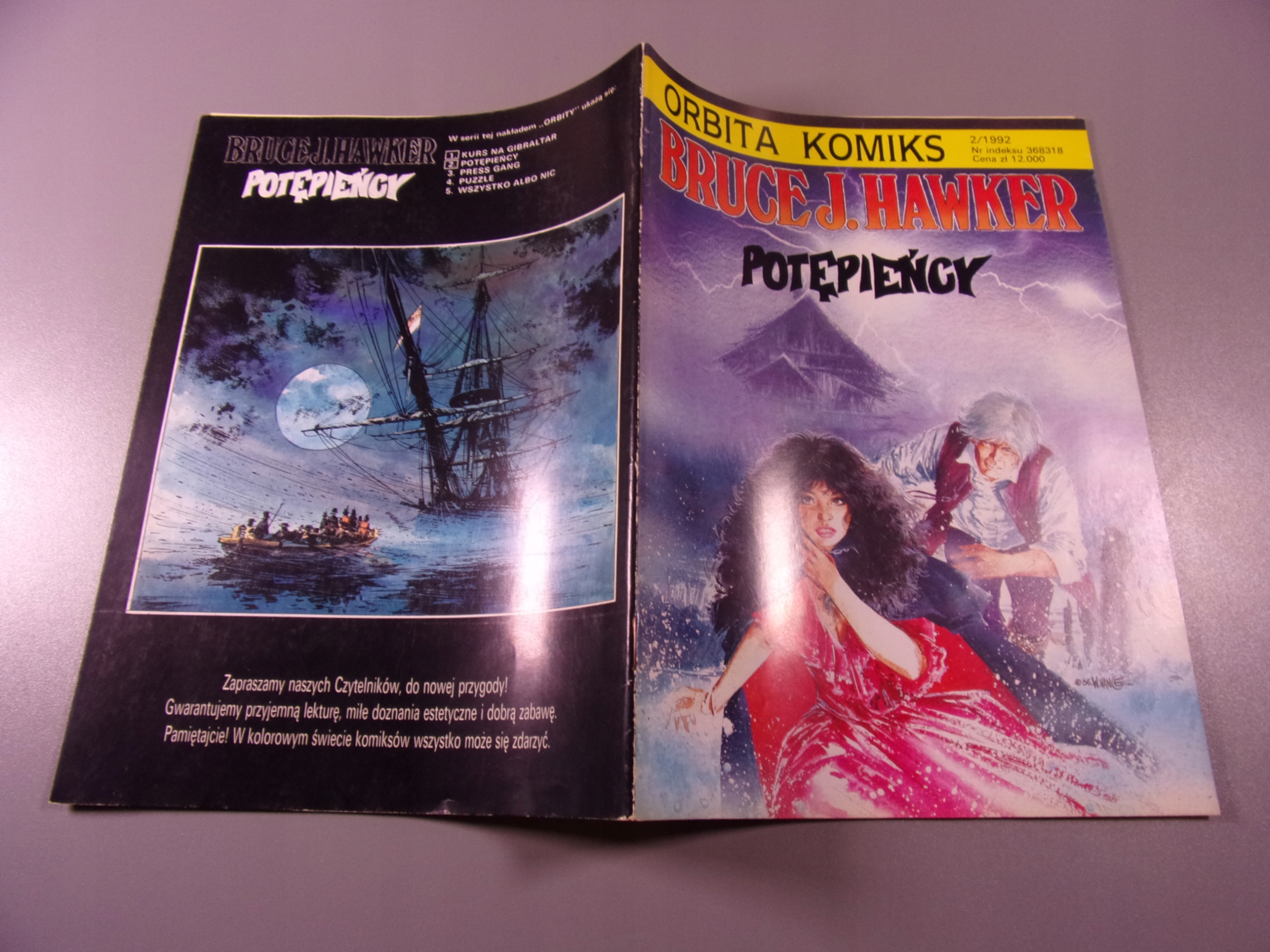 BRUCE J. HAWKER POTĘPIEŃCY wyd. I 1992 r.