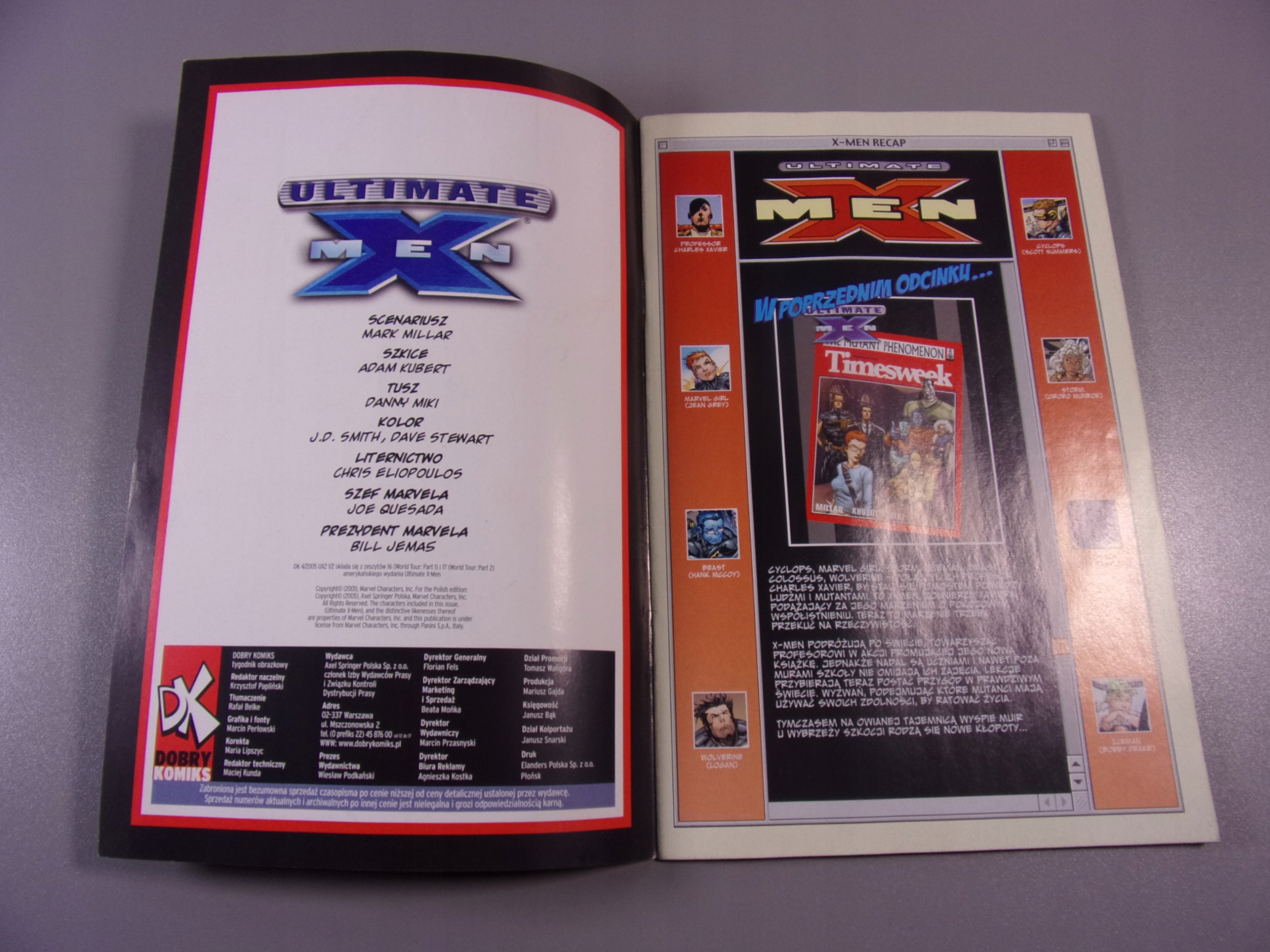 ULTIMATE X-MEN 1/2 - DK 4/2005