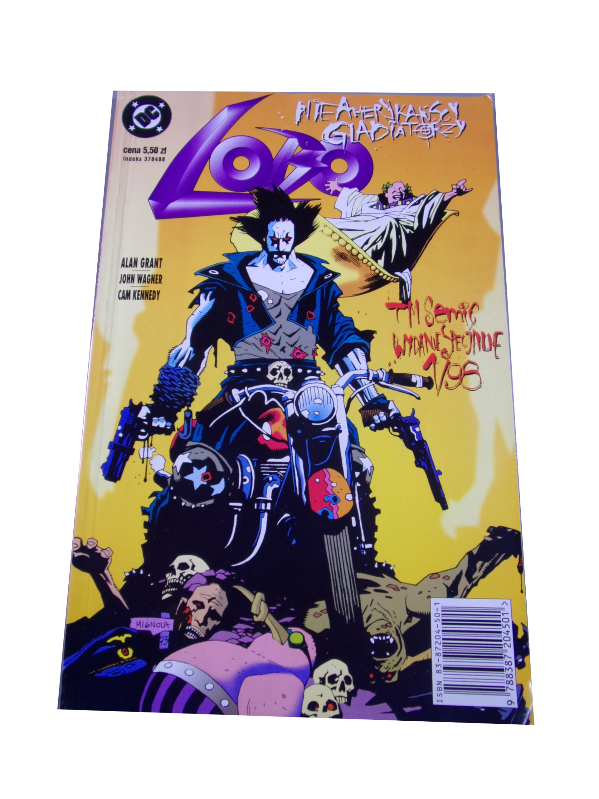 LOBO NIEAMERYKAŃSCY GLADIATORZY wyd. specjalne 1/98 TM-Semic