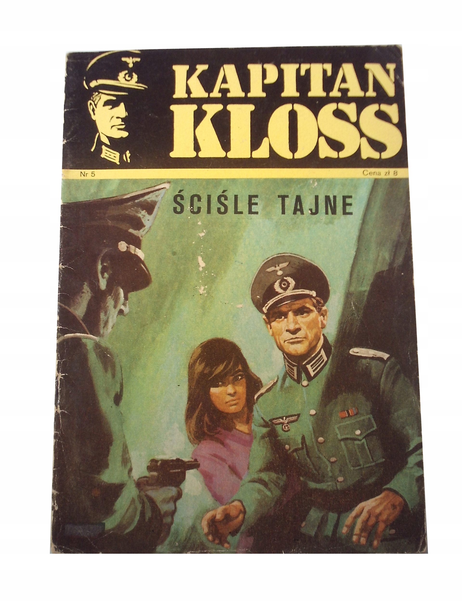 KAPITAN KLOSS 5. ŚCIŚLE TAJNE 1971 r. wyd. 1 BŁĄD