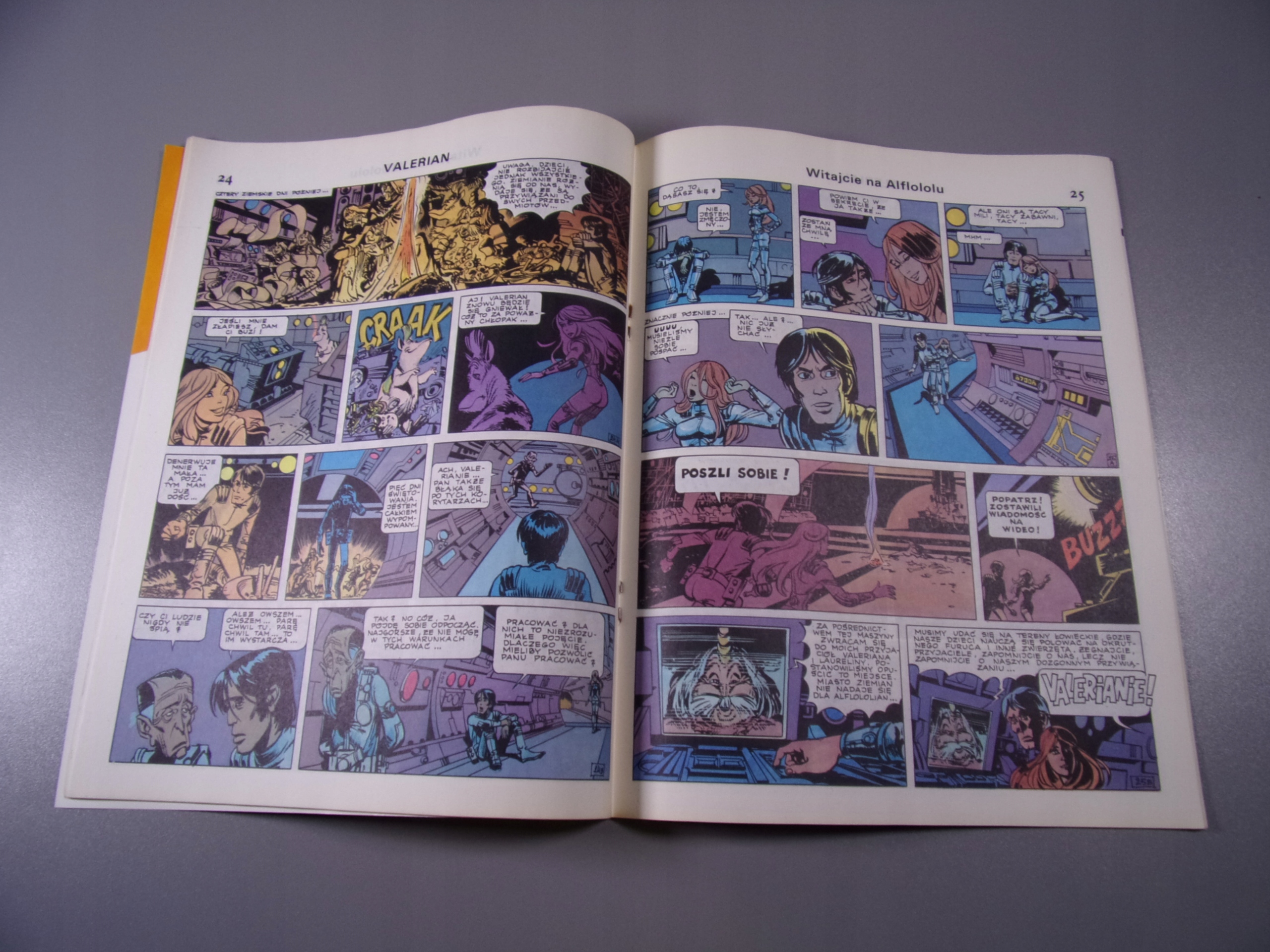 KOMIKS VALERIAN 4. WITAJCIE NA ALFLOLOLU 3/1991 + errata