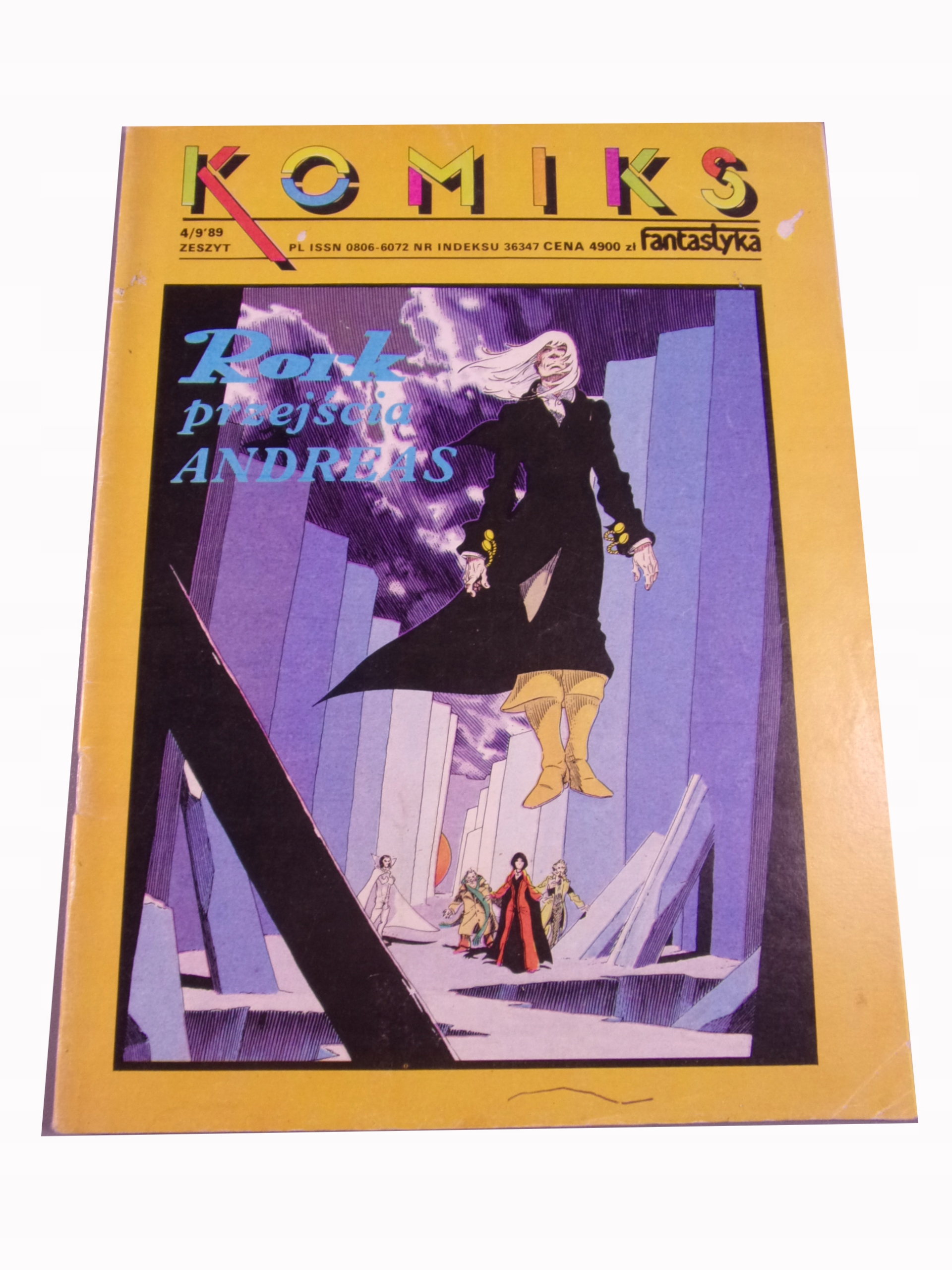 KOMIKS FANTASTYKA RORK PRZEJŚCIA ANDREAS 1998 r.