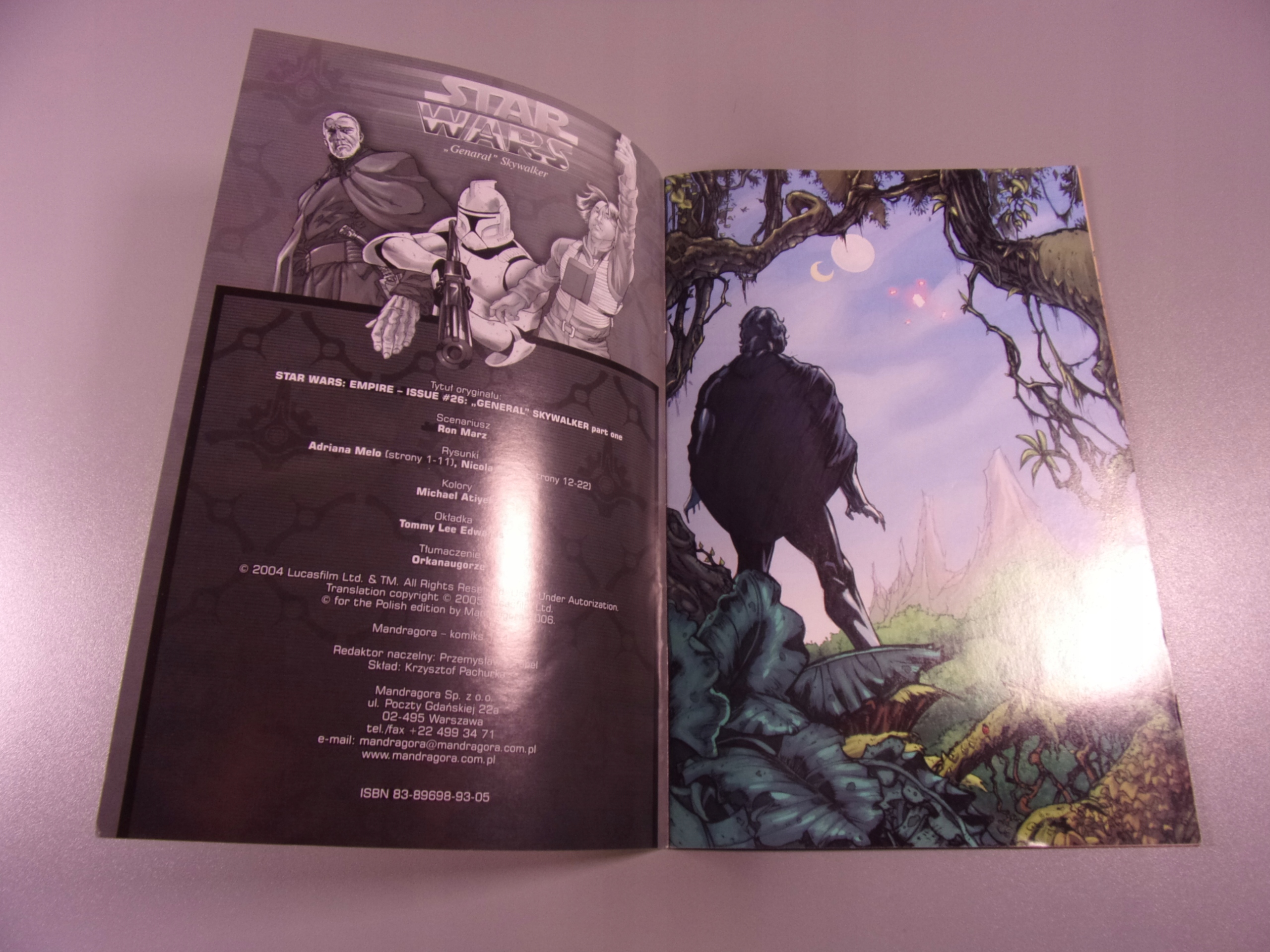 STAR WARS "GENERAŁ" SKYWALKER 1 2006 r. MANDRAGORA