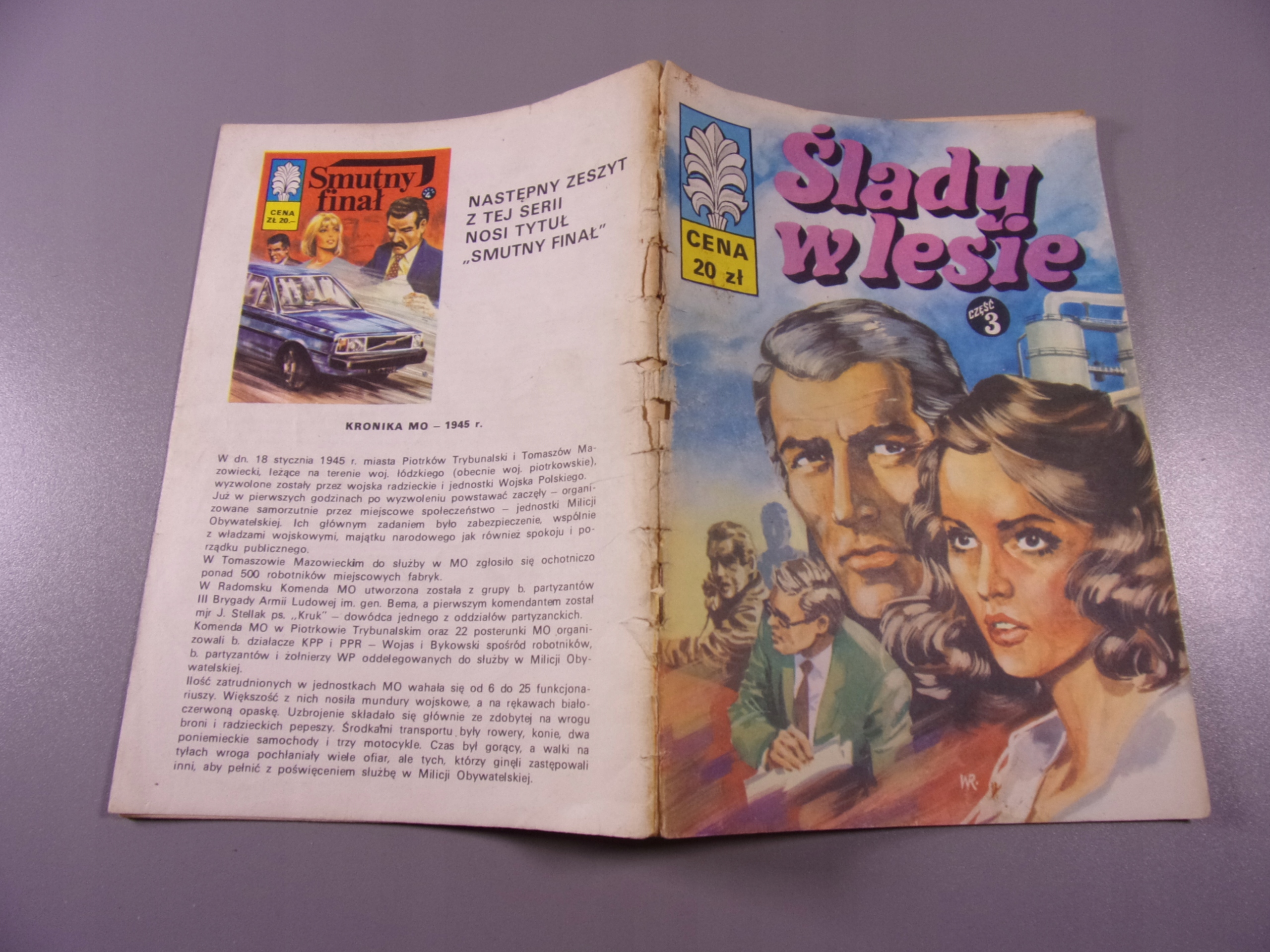 KAPITAN ŻBIK ŚLADY W LESIE część 3 wyd. I 1982 r.