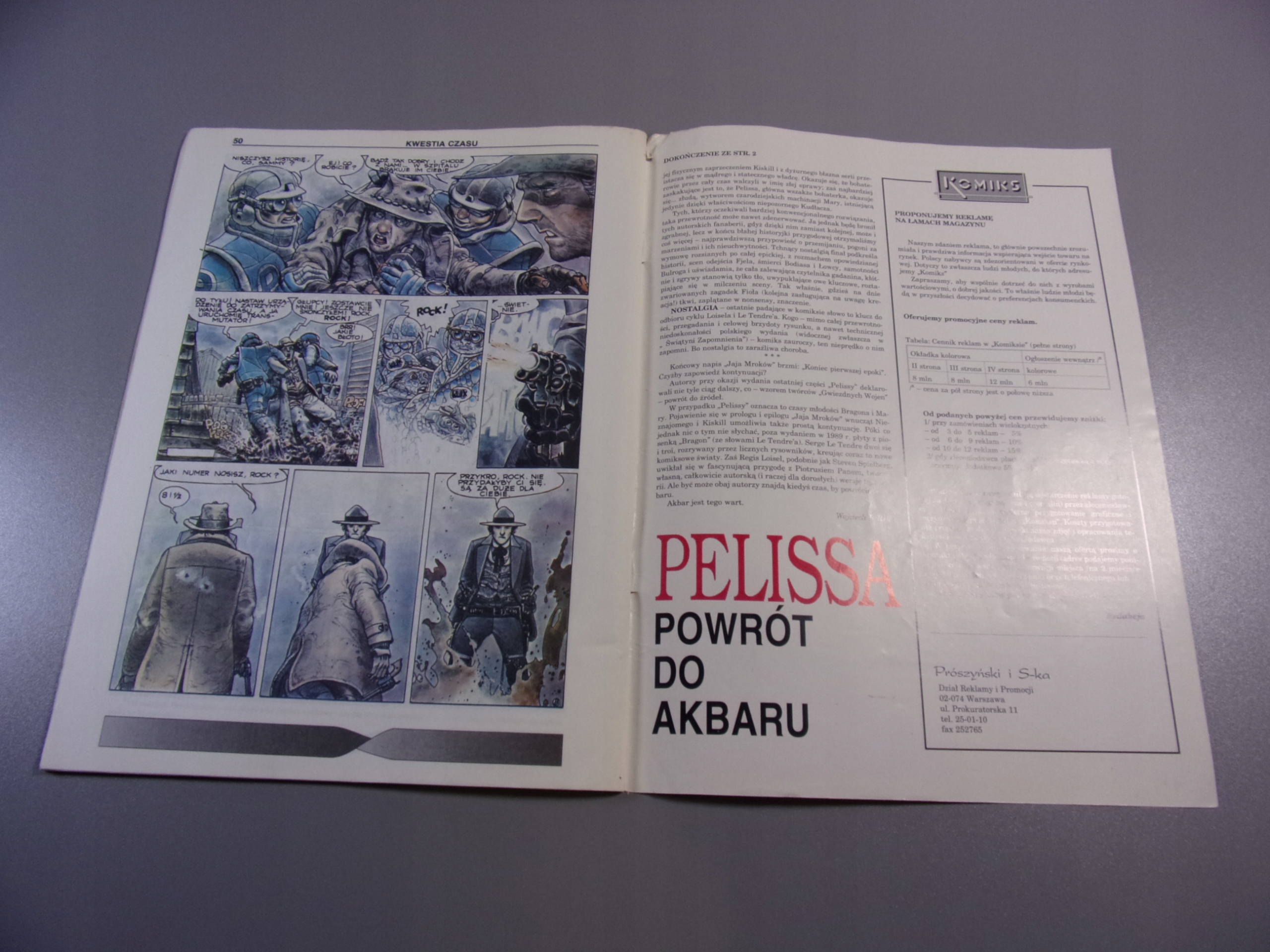 KOMIKS 4/1992 ENTROPIA 8 i 1/2