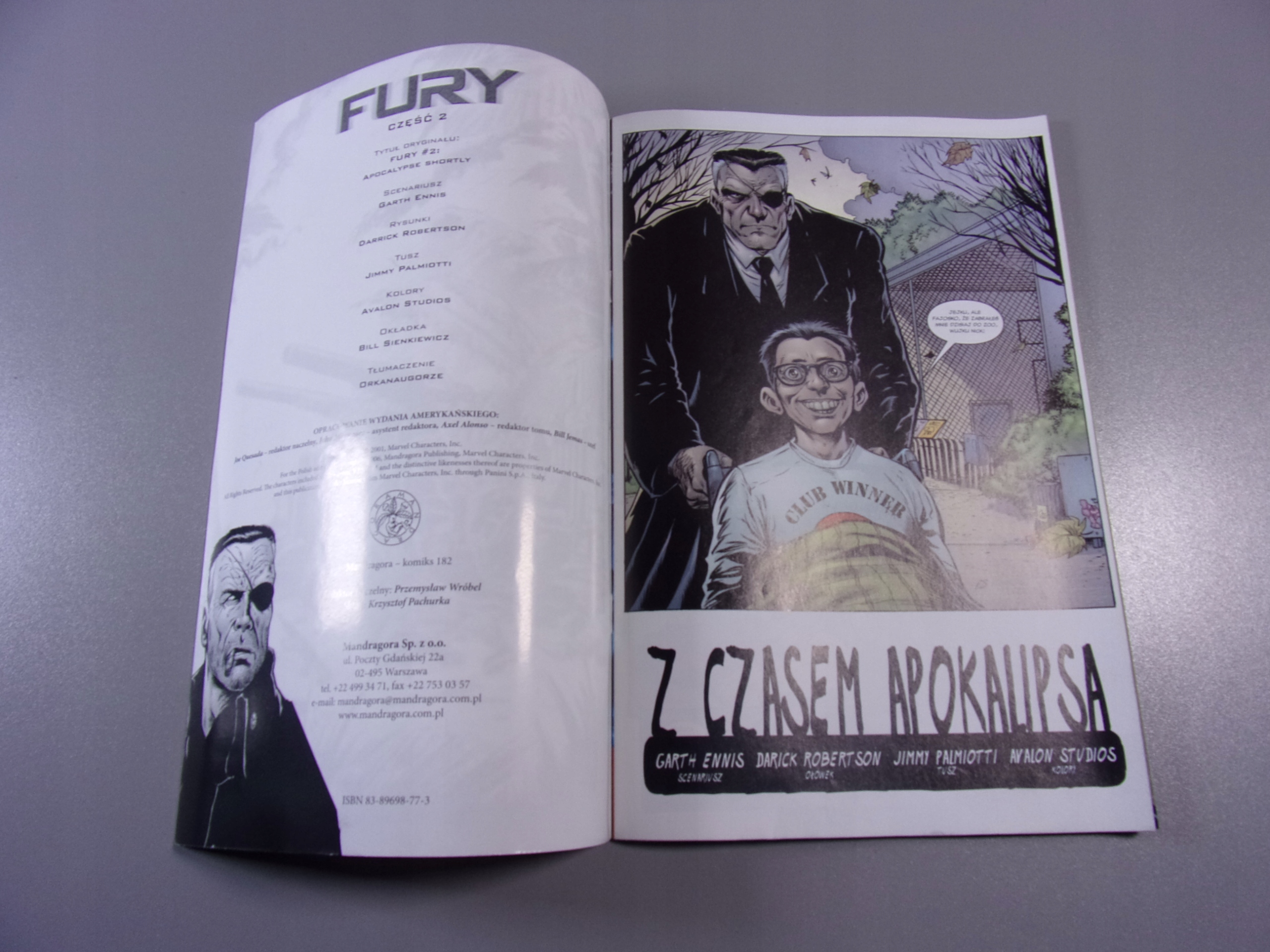 FURY #2 2006 r. MANDRAGORA