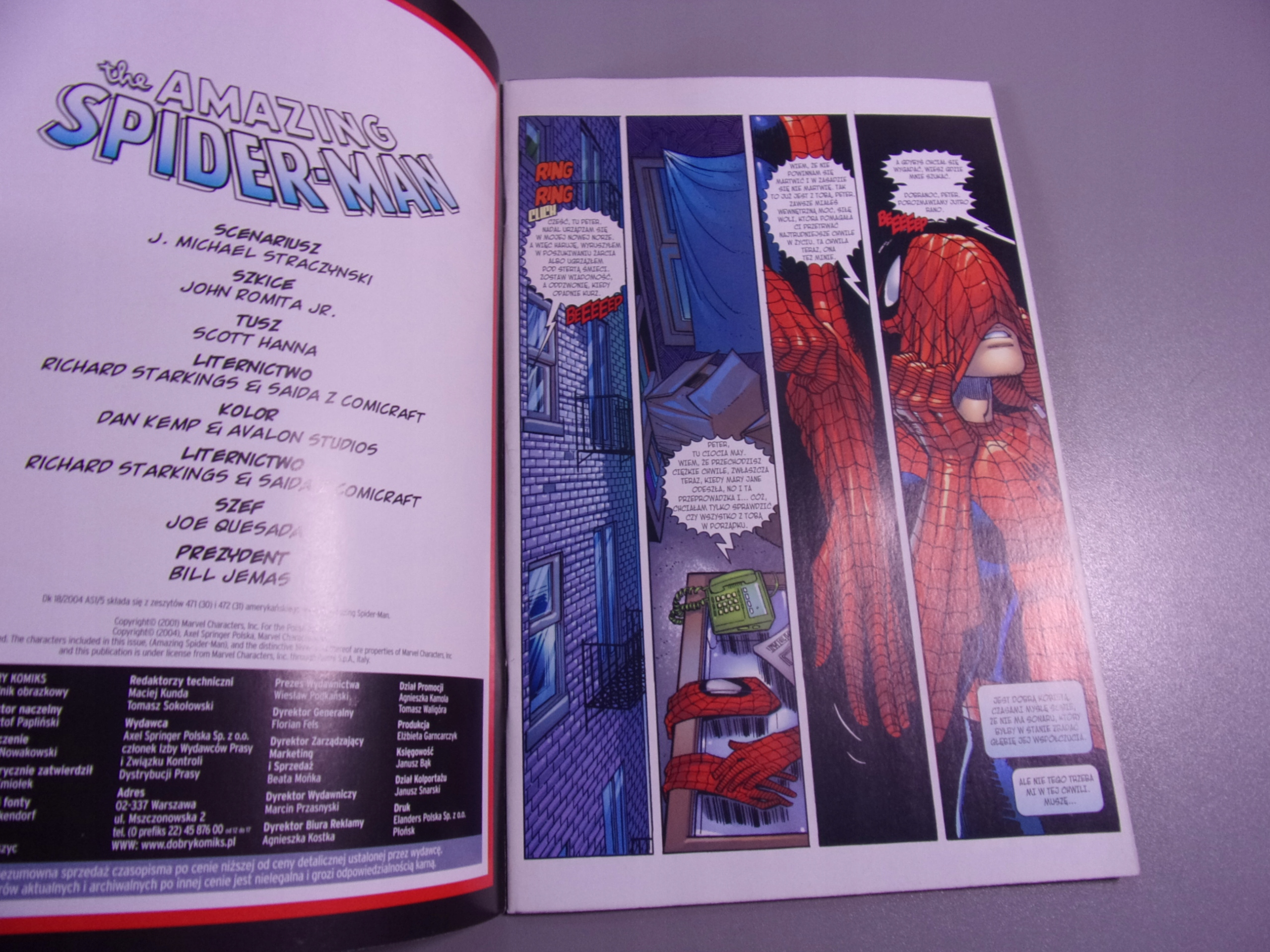 THE AMAZING SPIDER-MAN 1/5 - DK 18/2004