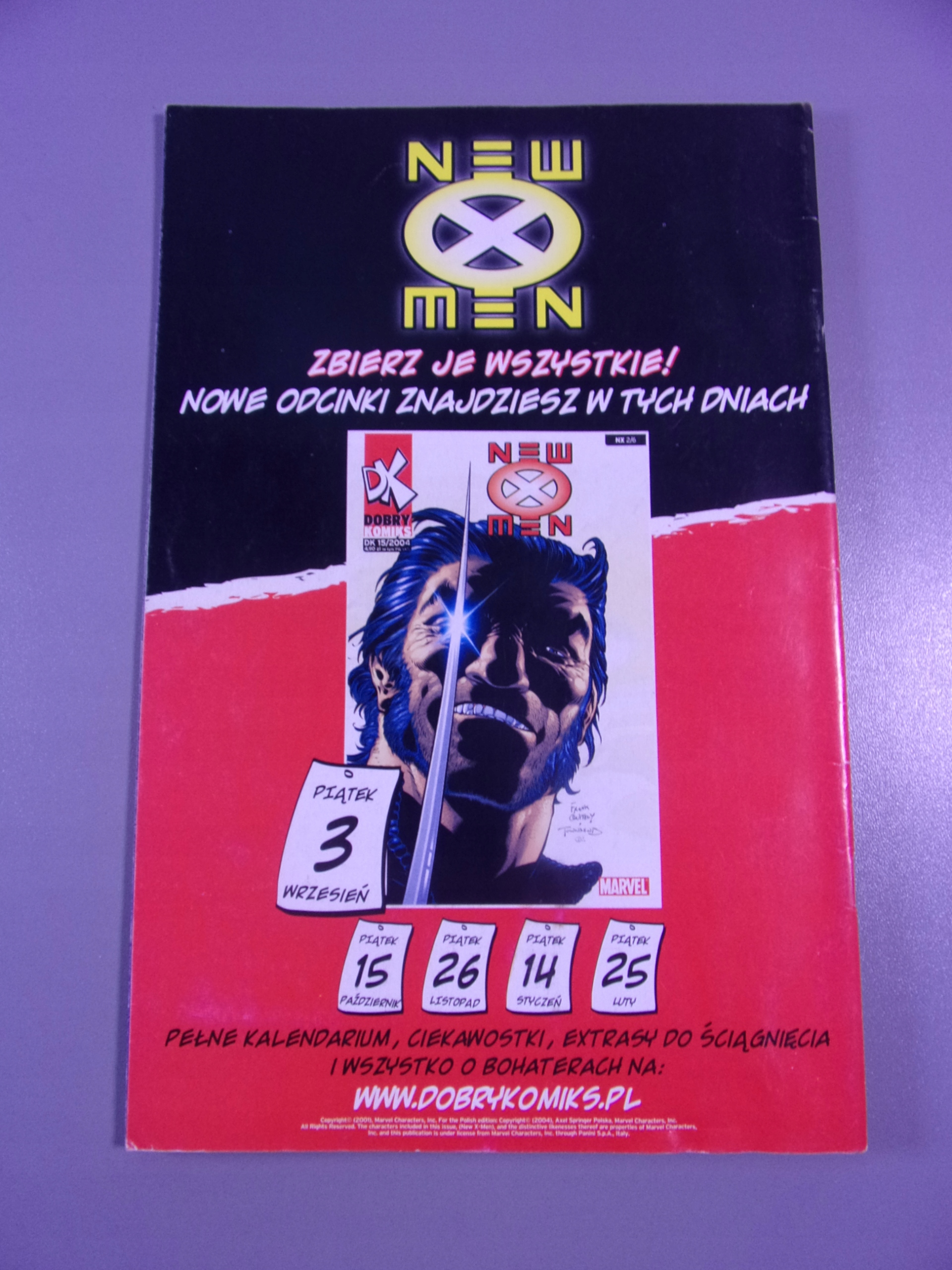 NEW X-MEN 1/6 - DK 9/2004