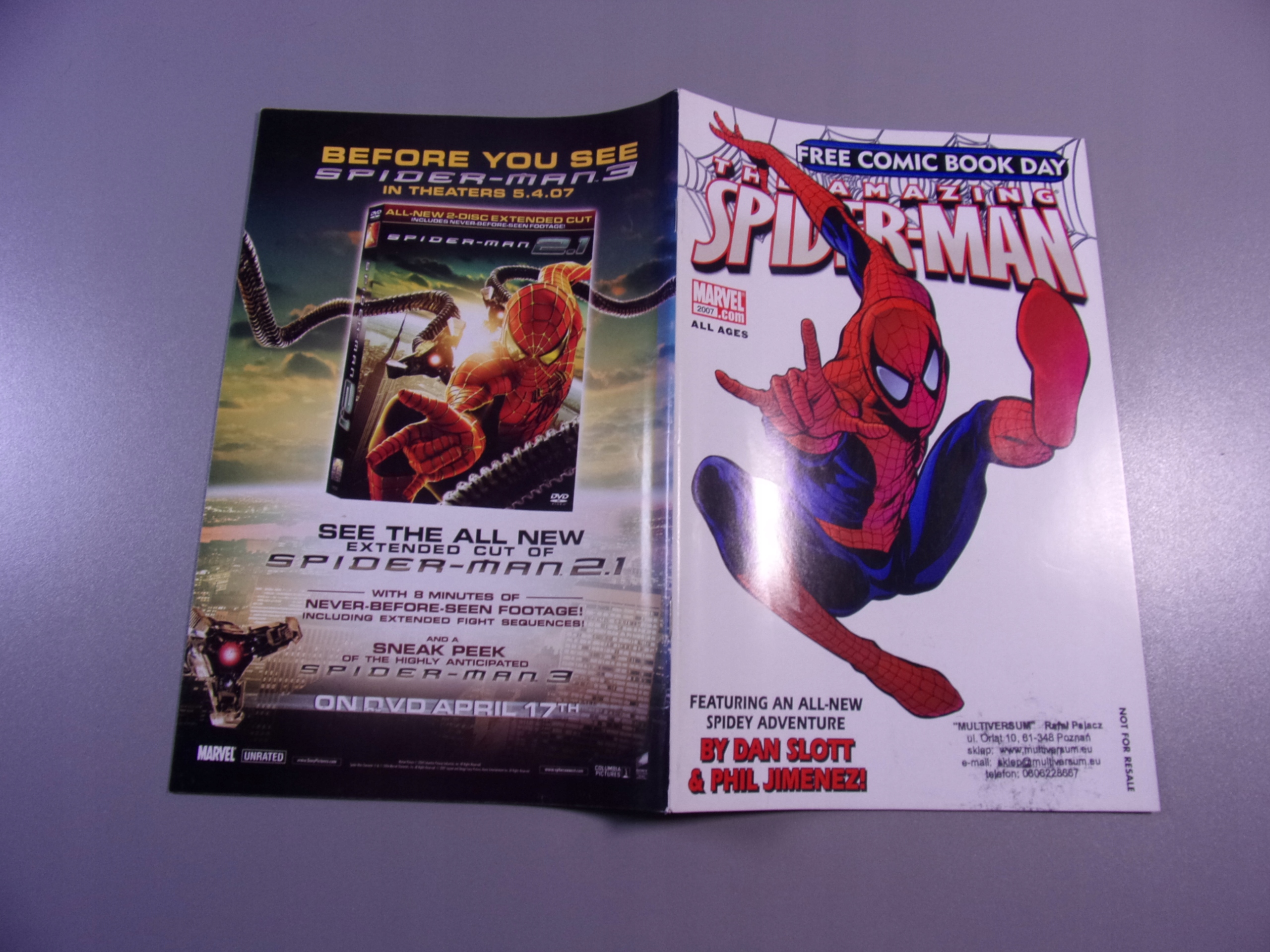 AMAZING SPIDR-MAN 2007 r. wyd. anglojęzyczne